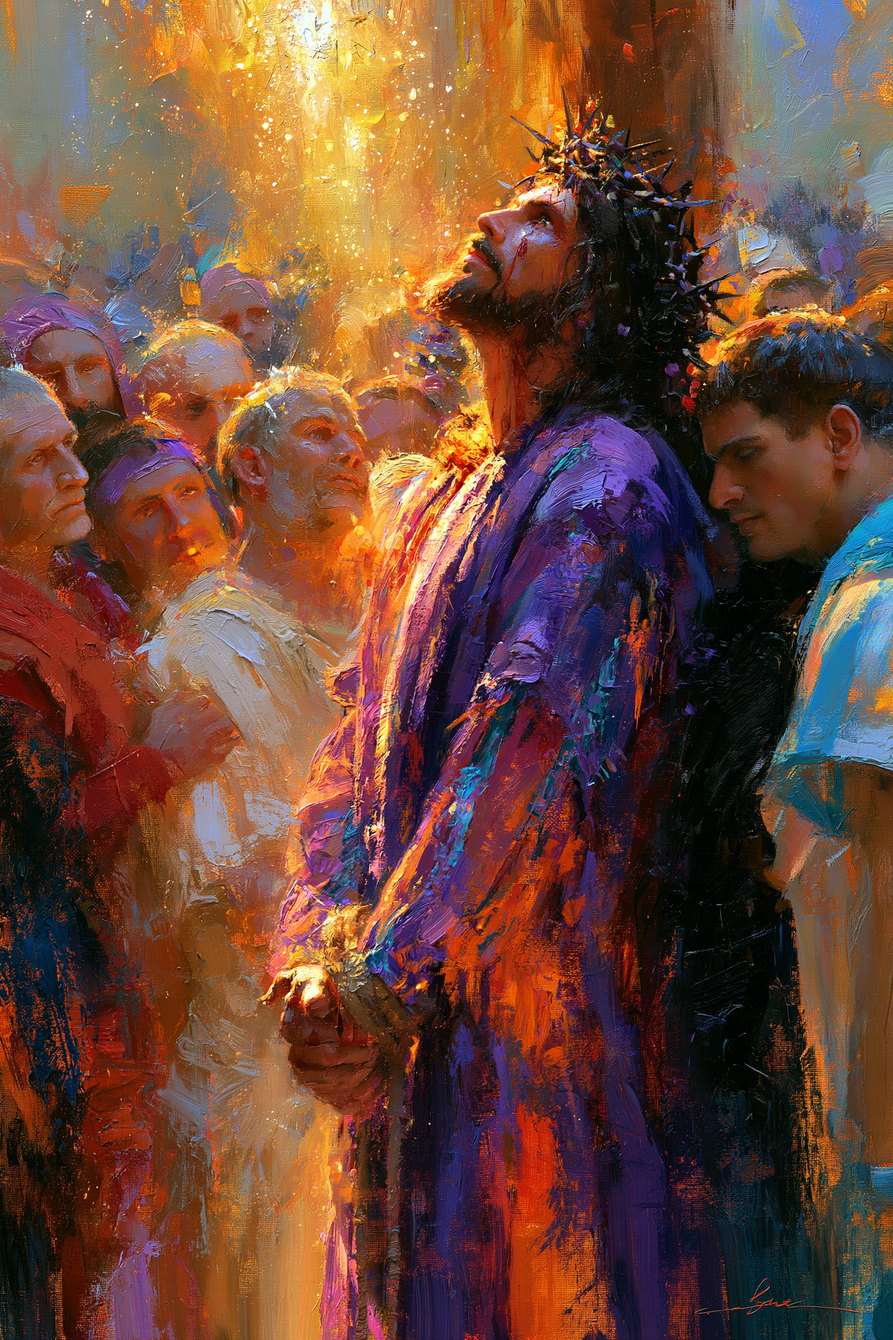 Ecce Homo — Impressionniste · Portrait n° 13 — aperçu de la finition sélectionnée