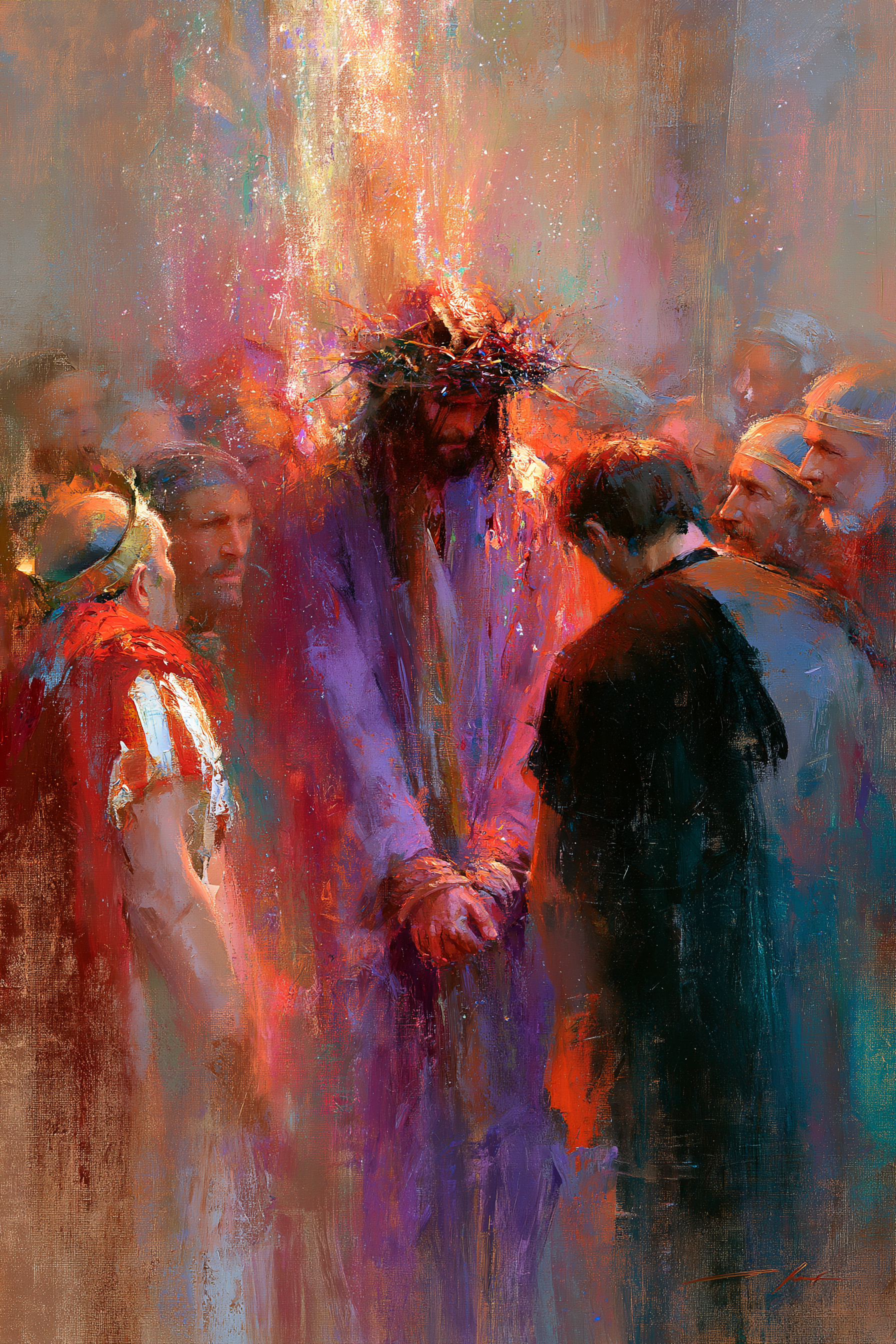 Ecce Homo — Impressionniste · Portrait n° 14 — aperçu de la finition sélectionnée