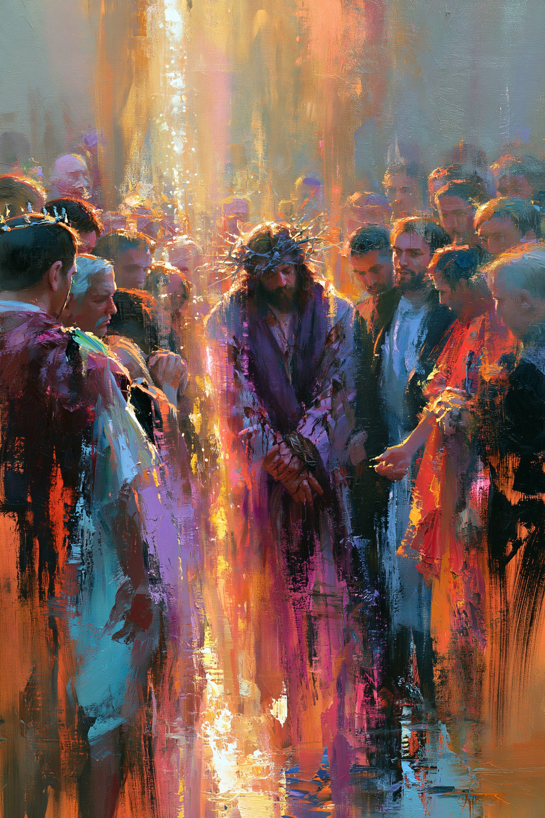 Ecce Homo — Impressionniste · Portrait n° 15 — aperçu de la finition sélectionnée
