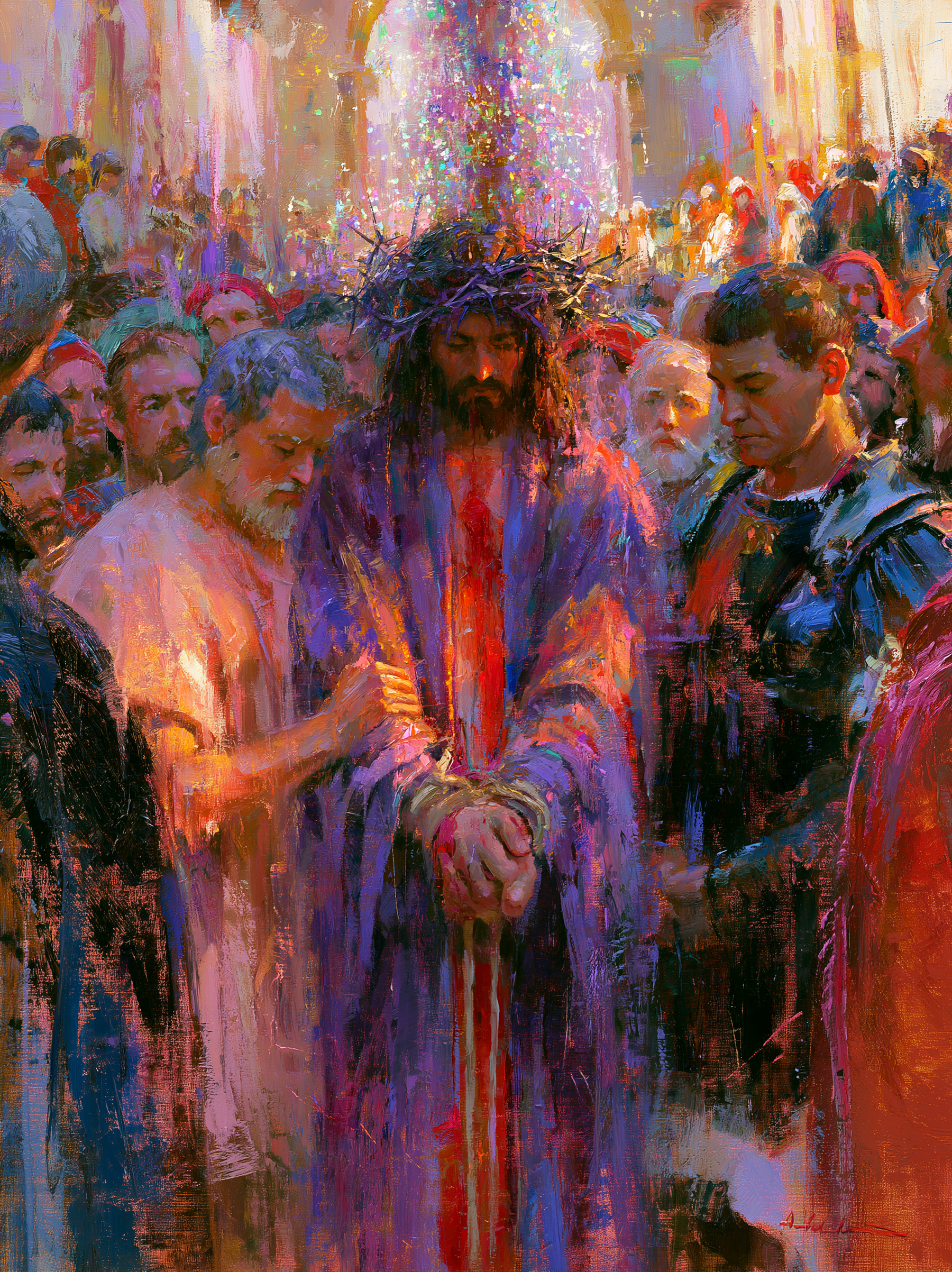 Ecce Homo — Impressionniste · Portrait n° 16 — aperçu de la finition sélectionnée