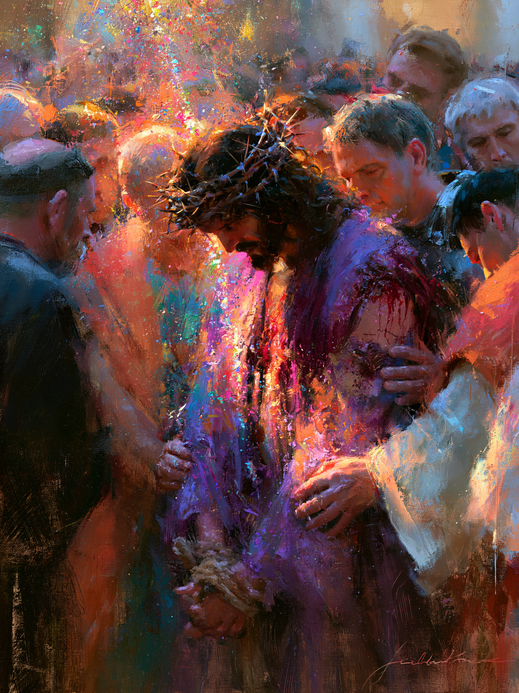 Ecce Homo — Impressionniste · Portrait n° 17 — aperçu de la finition sélectionnée