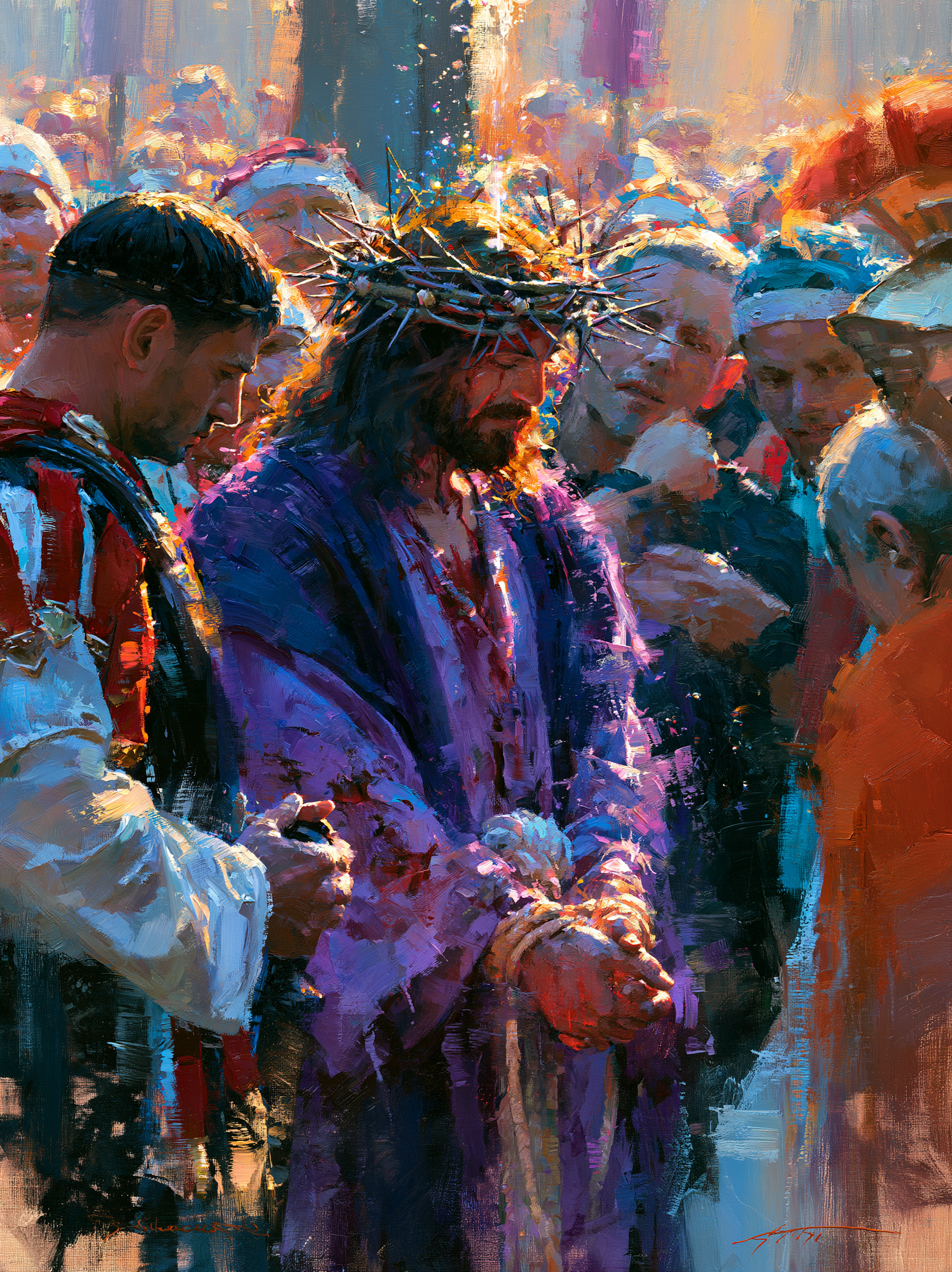 Ecce Homo — Impressionniste · Portrait n° 18 — aperçu de la finition sélectionnée