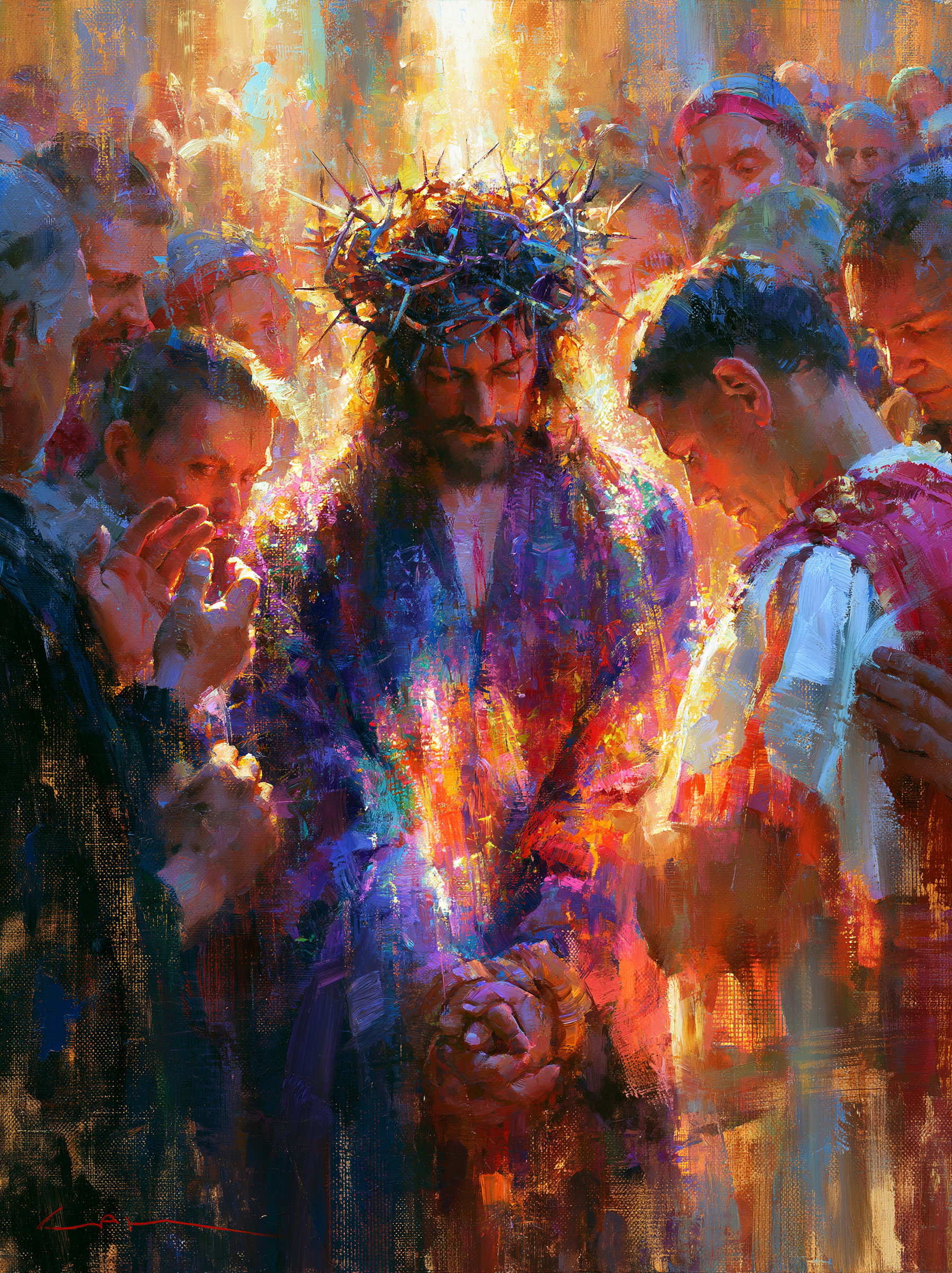 Ecce Homo — Impressionniste · Portrait n° 19 — aperçu de la finition sélectionnée