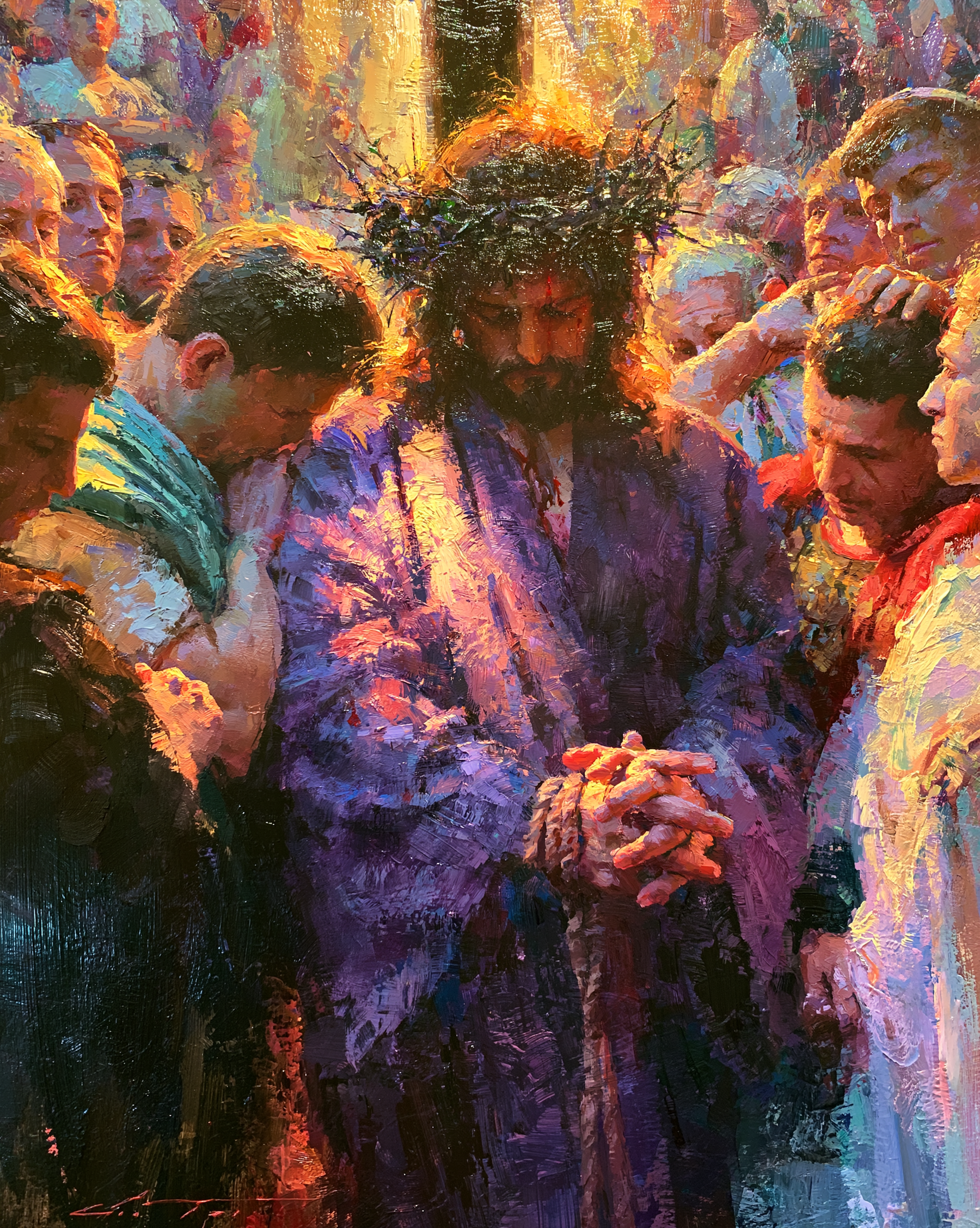 Ecce Homo — Impressionniste · Portrait n° 21 — aperçu de la finition sélectionnée