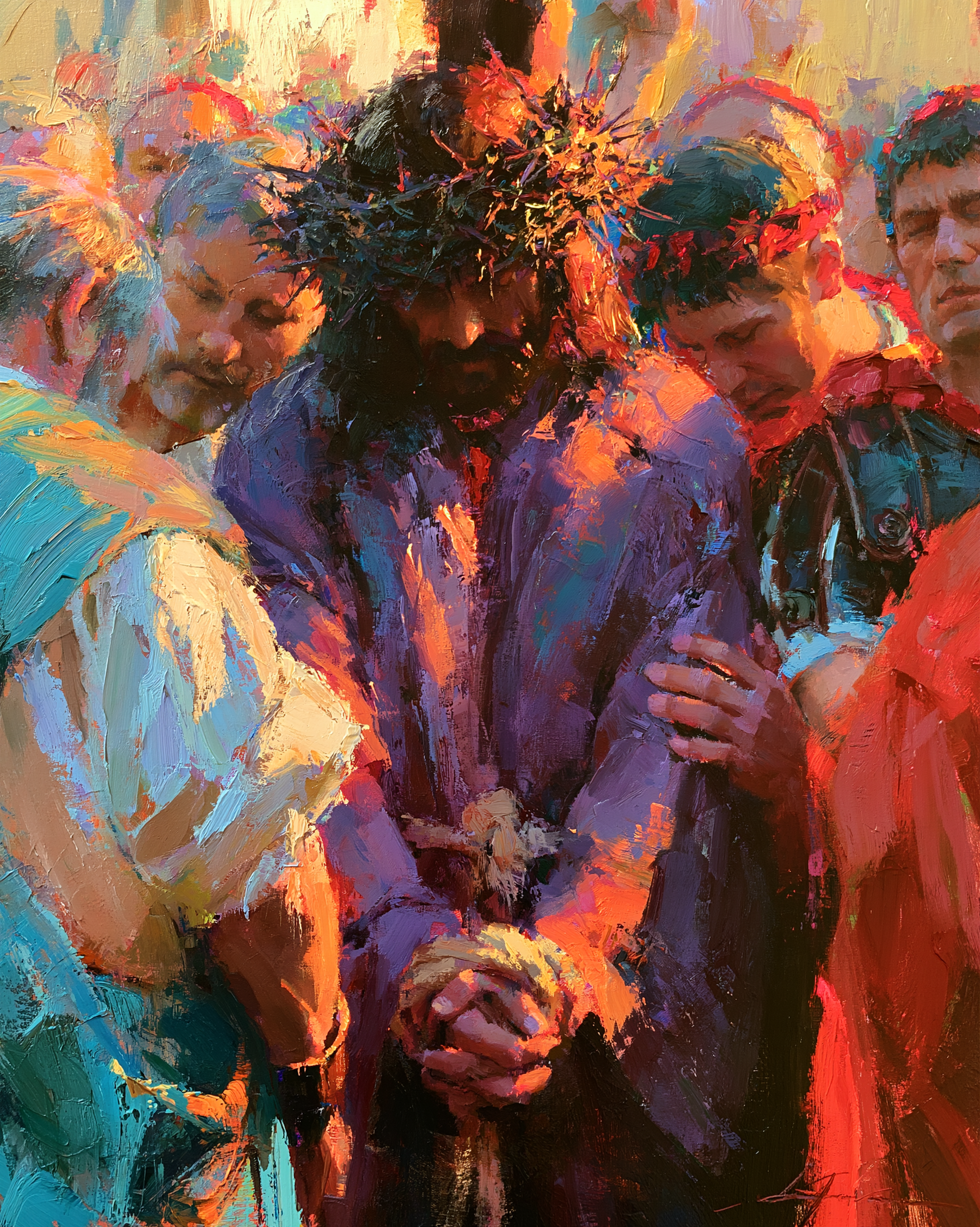 Ecce Homo — Impressionniste · Portrait n° 22 — aperçu de la finition sélectionnée