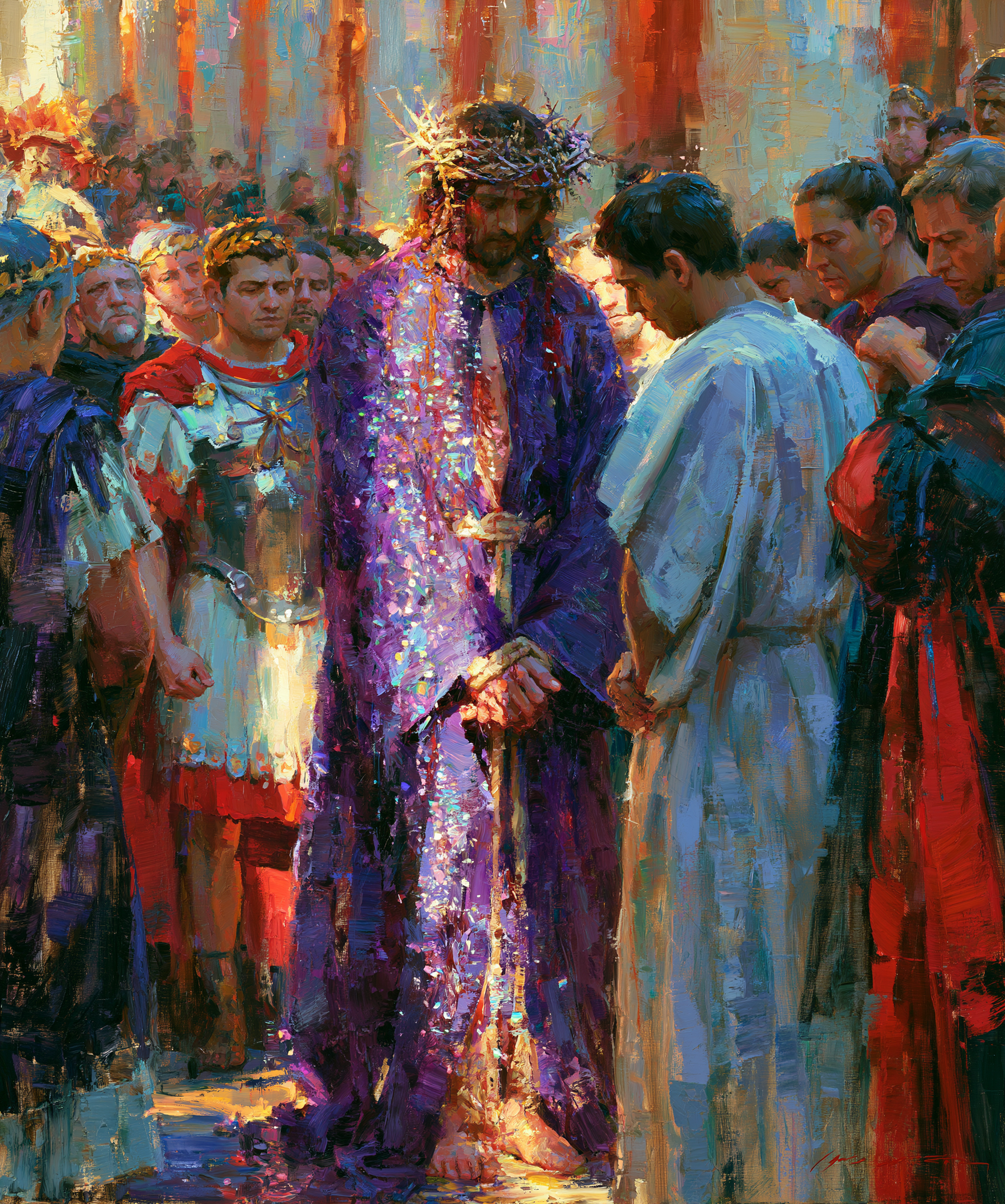 Ecce Homo — Impressionniste · Portrait n° 24 — aperçu de la finition sélectionnée