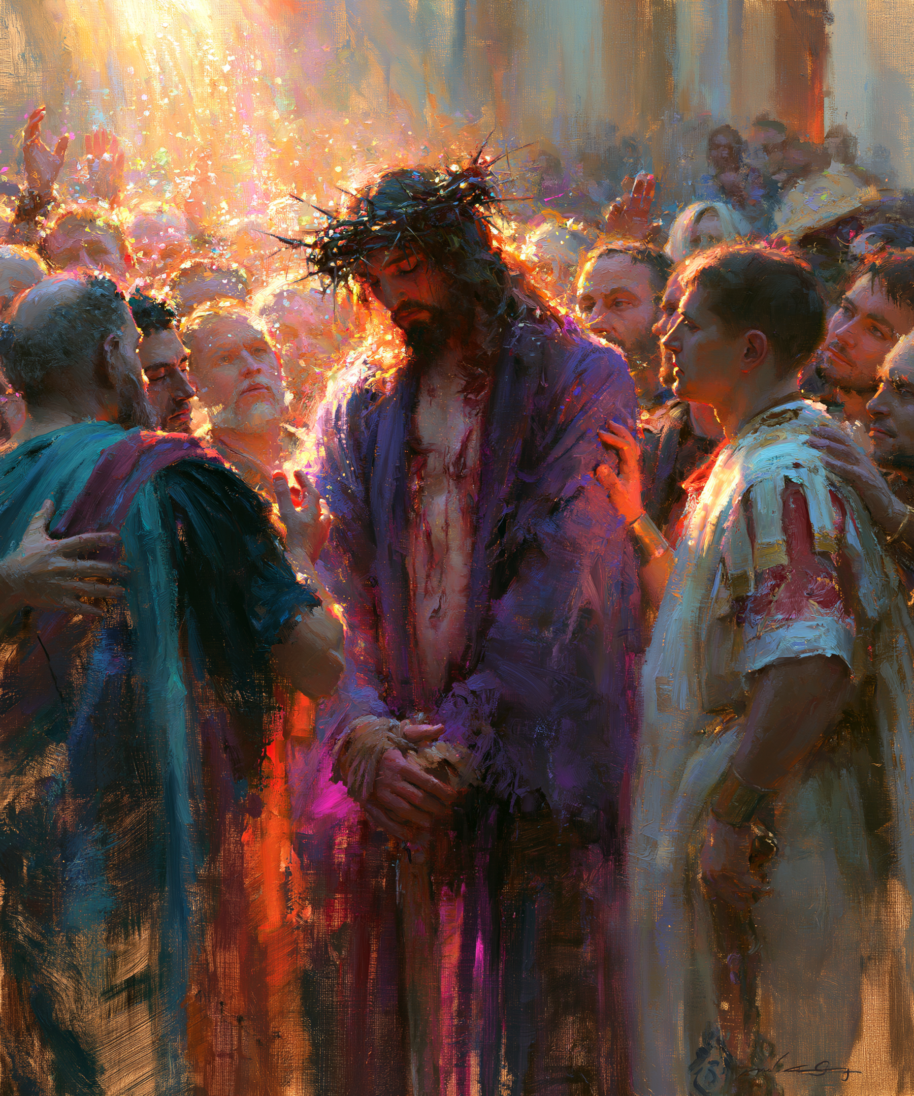 Ecce Homo — Impressionniste · Portrait n° 26 — aperçu de la finition sélectionnée