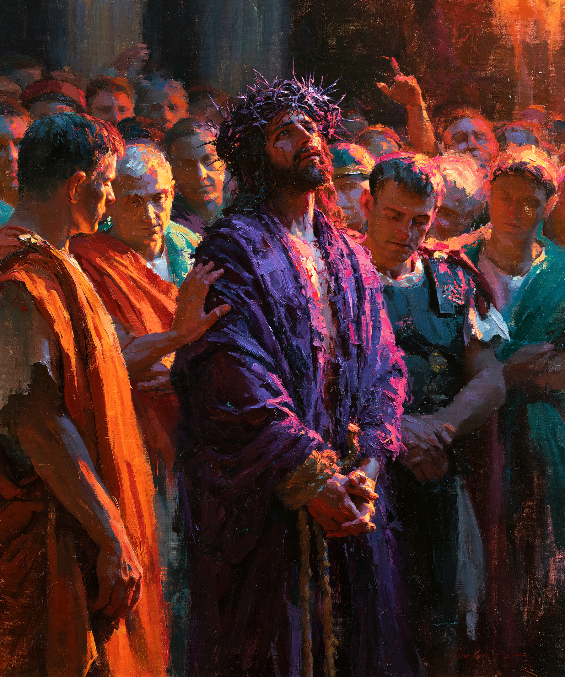 Ecce Homo — Impressionniste · Portrait n° 27 — aperçu de la finition sélectionnée