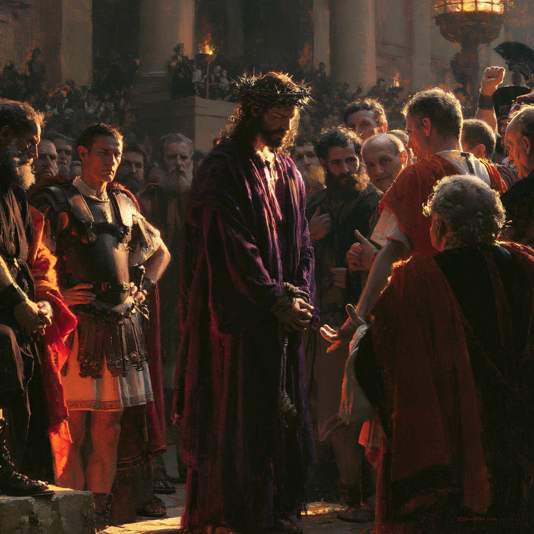 Ecce Homo — Lumière divine · Carré n° 3 — aperçu de la finition sélectionnée