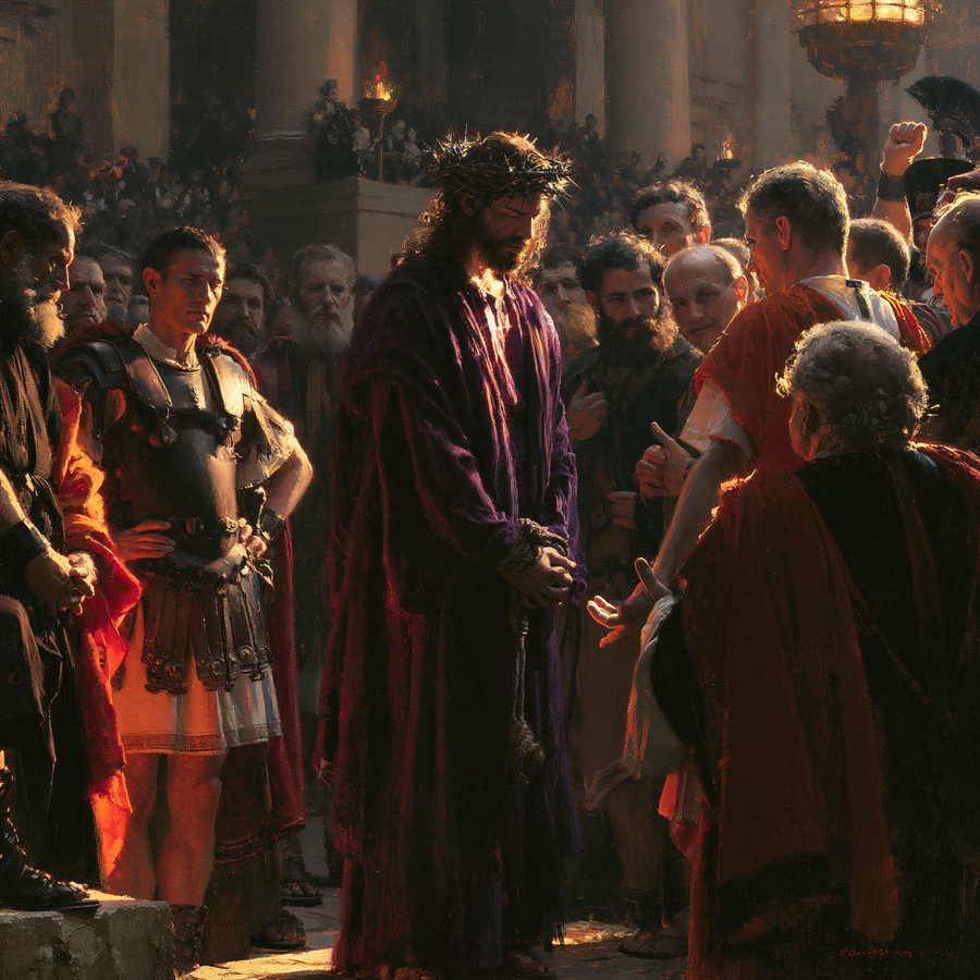 Ecce Homo — Lumière divine · Carré n° 3