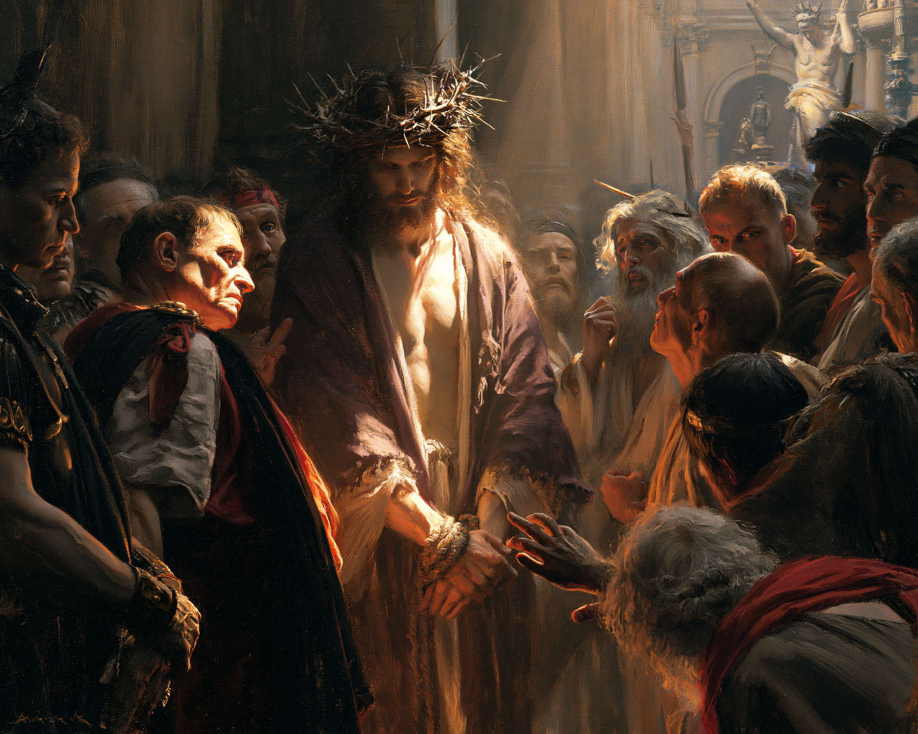 Ecce Homo — Lumière divine · Paysage n° 8 — aperçu de la finition sélectionnée
