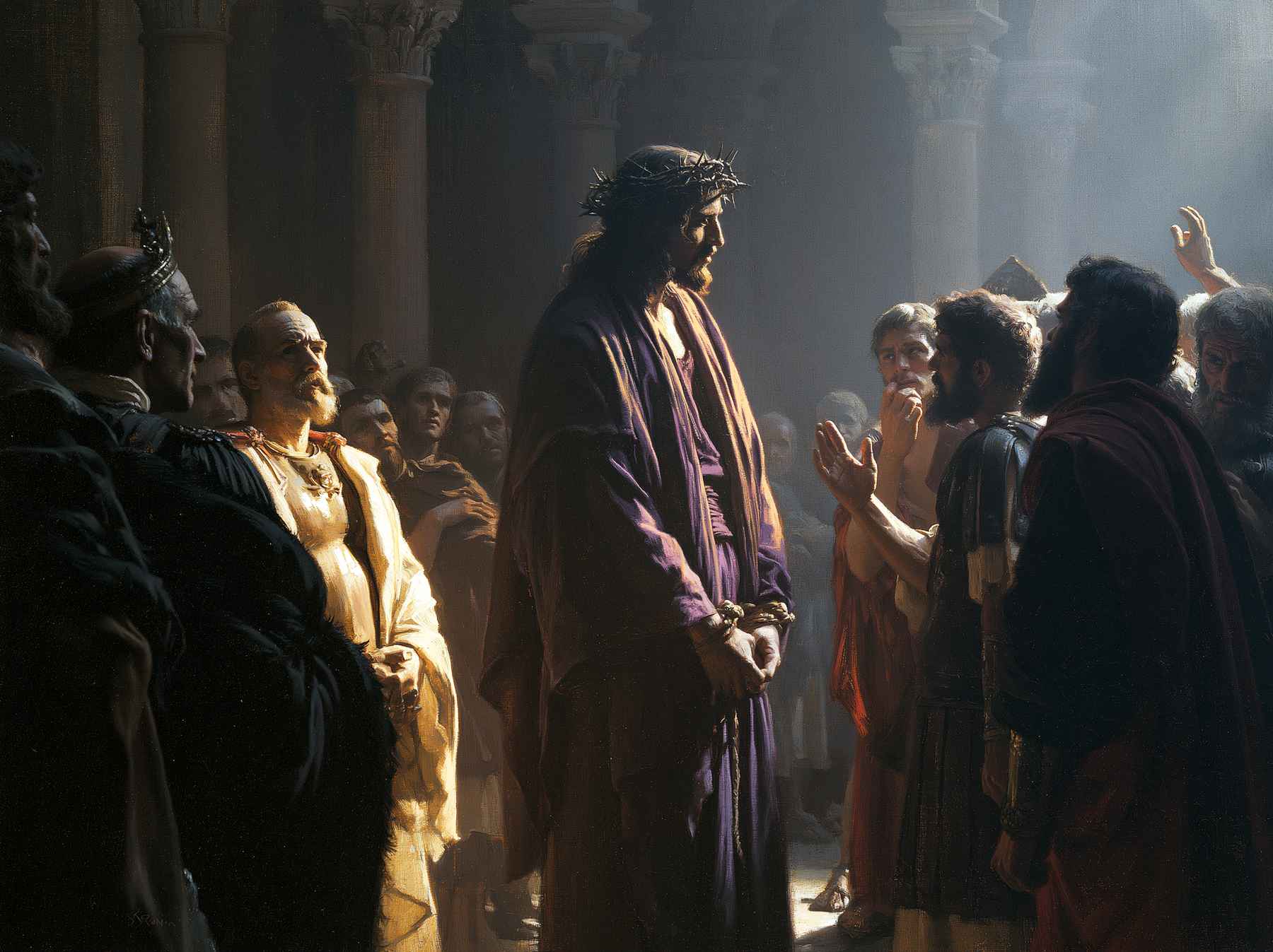 Ecce Homo — Lumière divine · Paysage n° 9 — aperçu de la finition sélectionnée