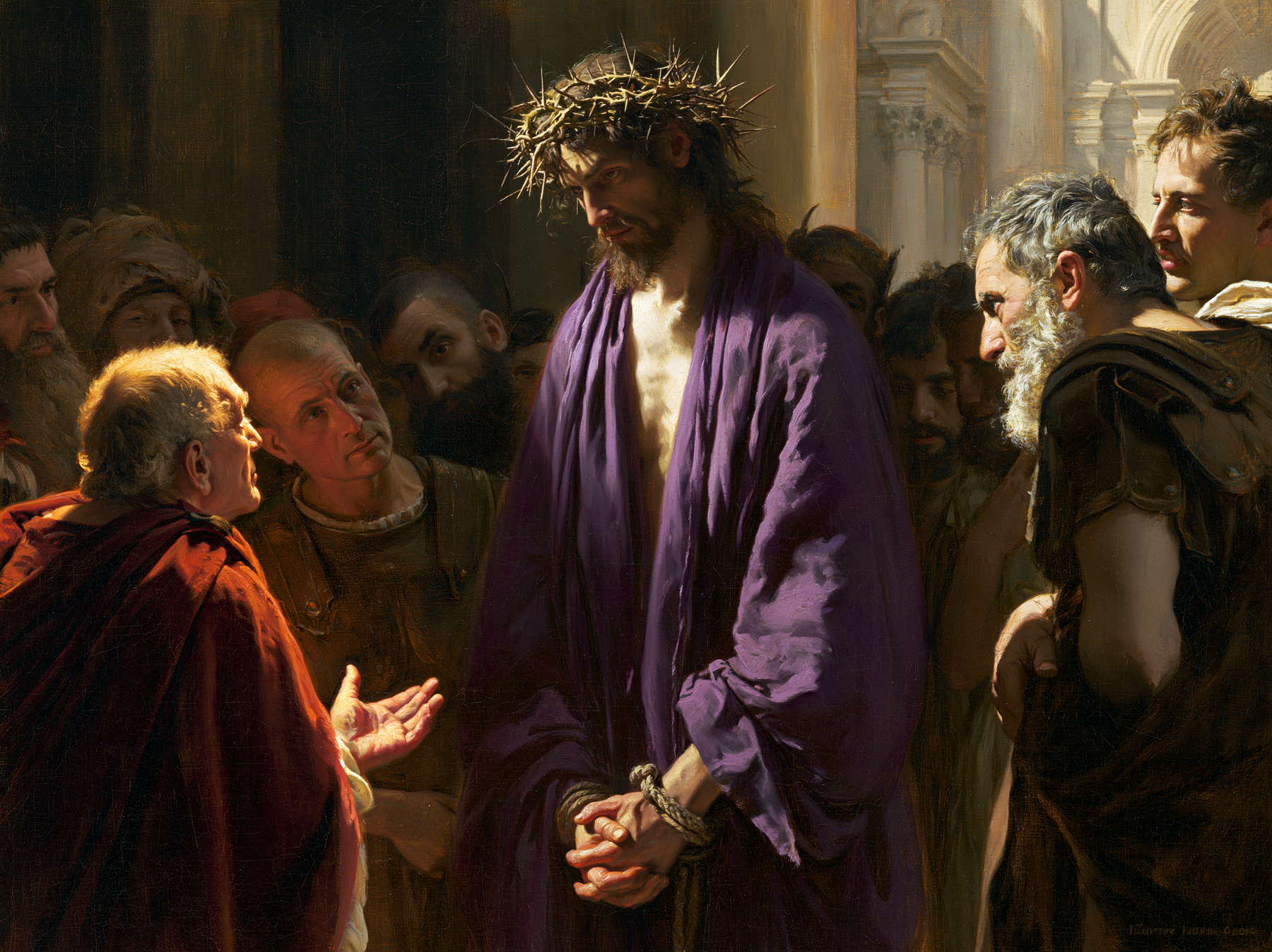 Ecce Homo — Lumière divine · Paysage n° 10 — aperçu de la finition sélectionnée