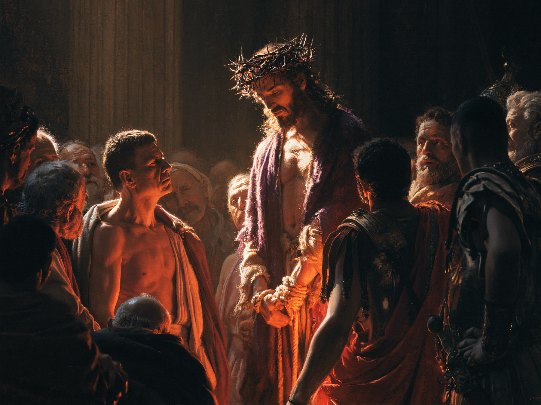 Ecce Homo — Lumière divine · Paysage n° 12 — aperçu de la finition sélectionnée
