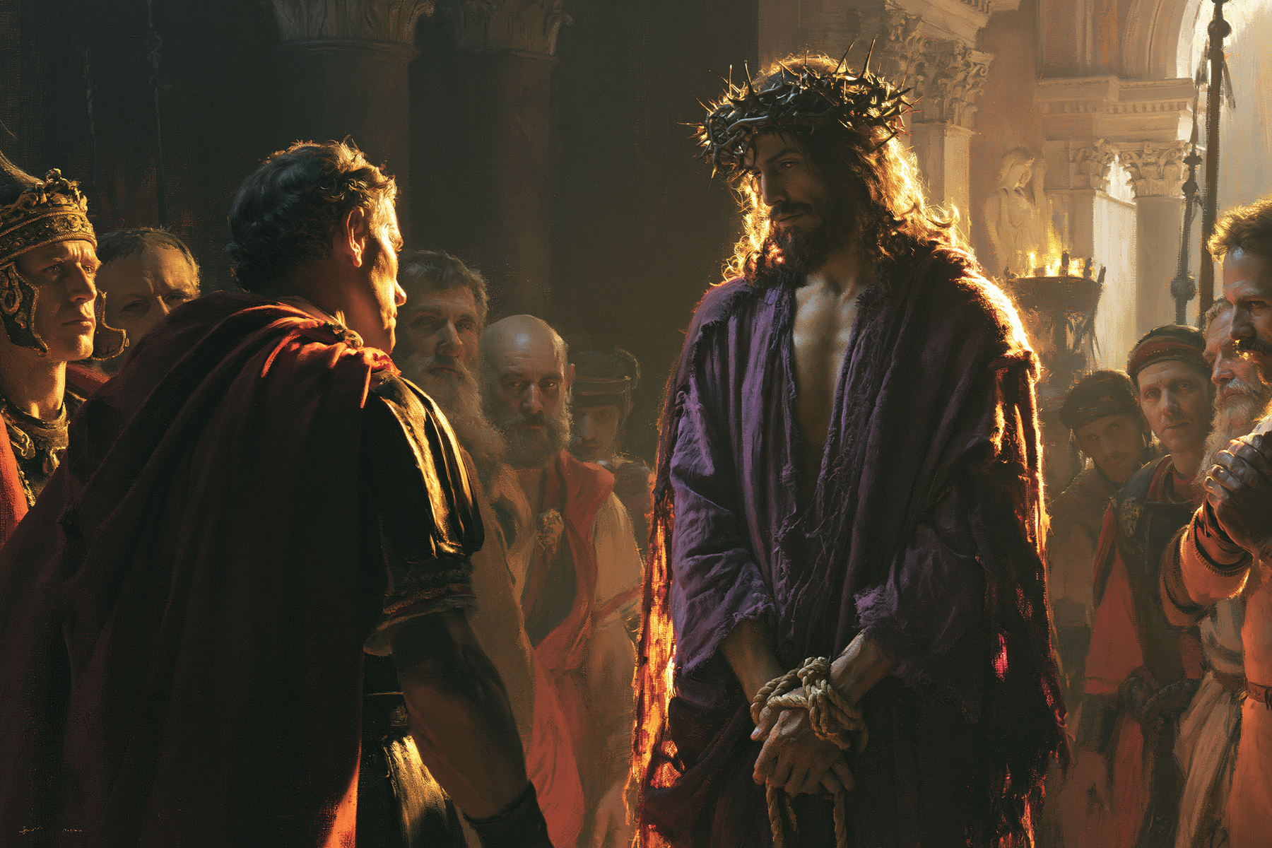 Ecce Homo — Lumière divine · Paysage n° 16 — aperçu de la finition sélectionnée