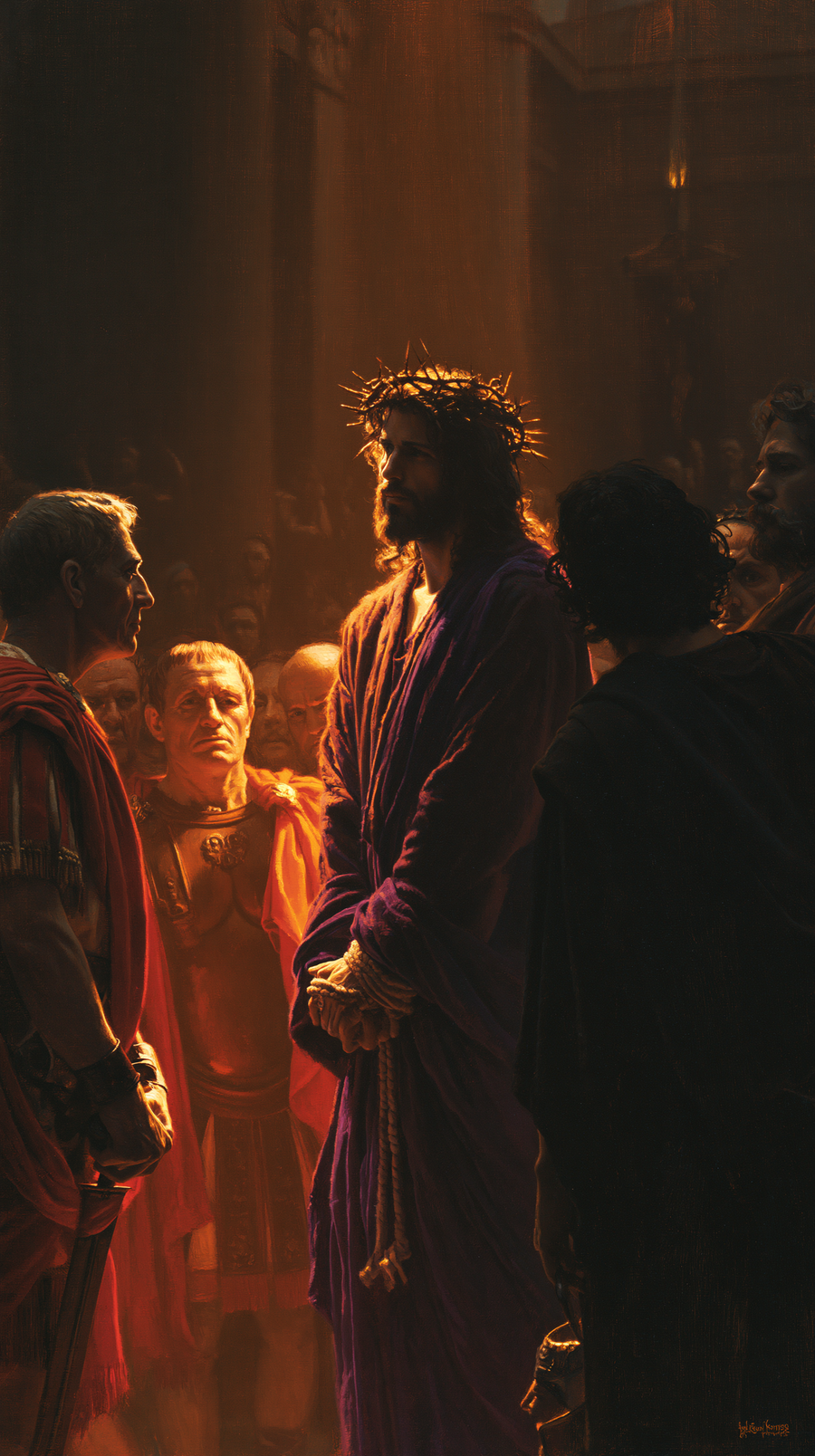 Ecce Homo — Lumière divine · Portrait n° 10