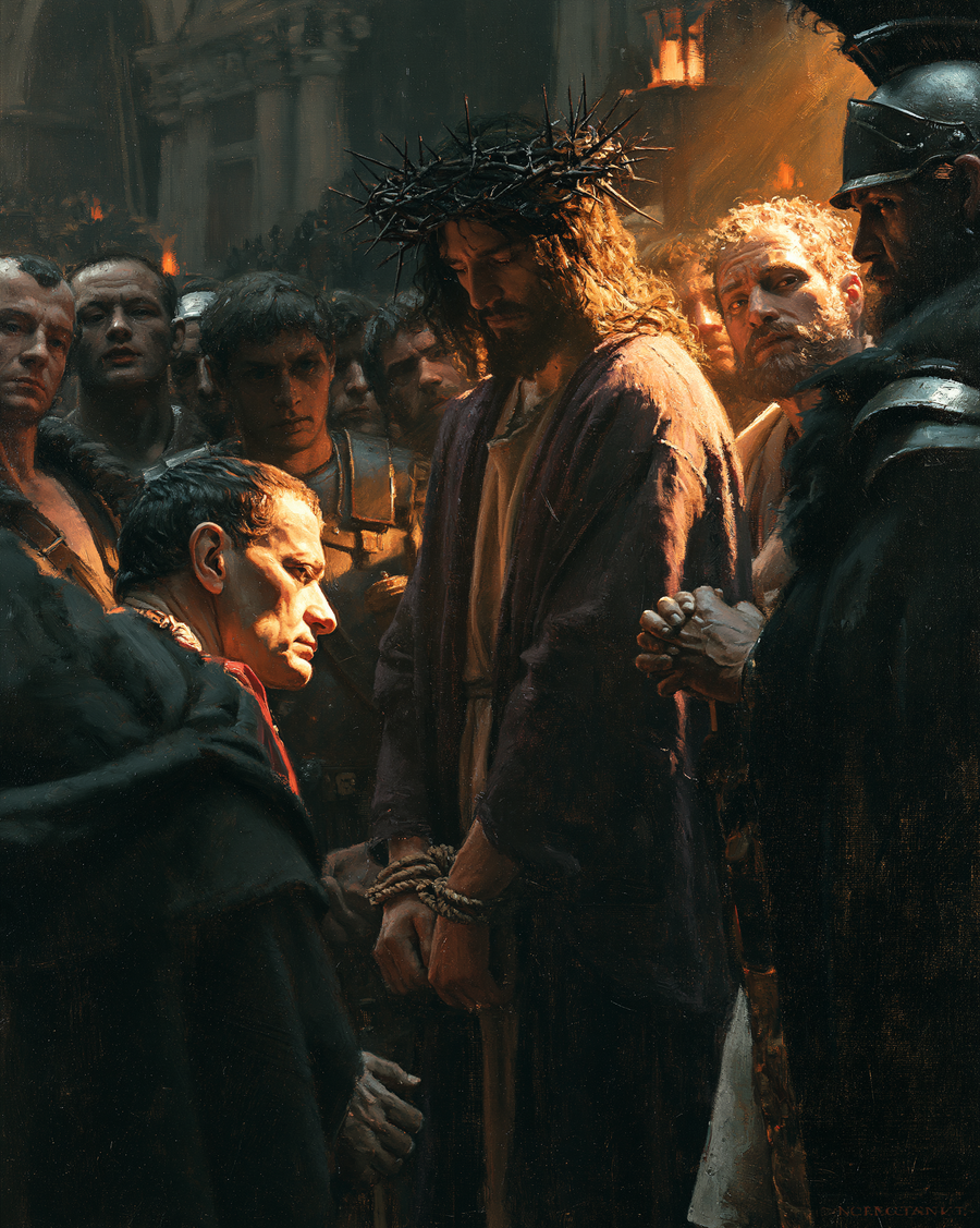 Ecce Homo — Lumière divine · Portrait n° 22