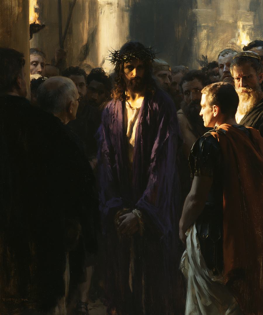Ecce Homo — Lumière divine · Portrait n° 26