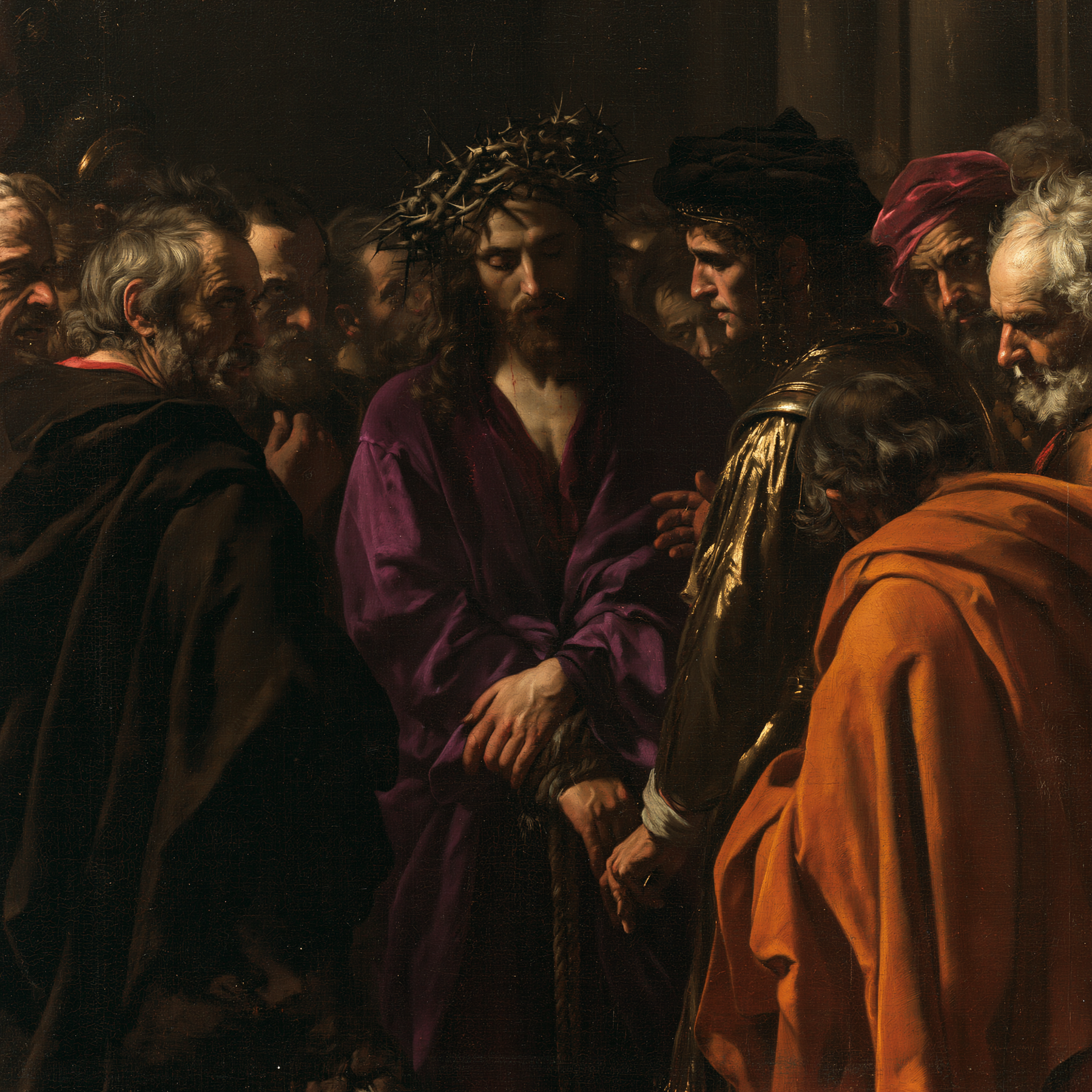 Ecce Homo — Noir et or · Carré n° 2 — aperçu de la finition sélectionnée