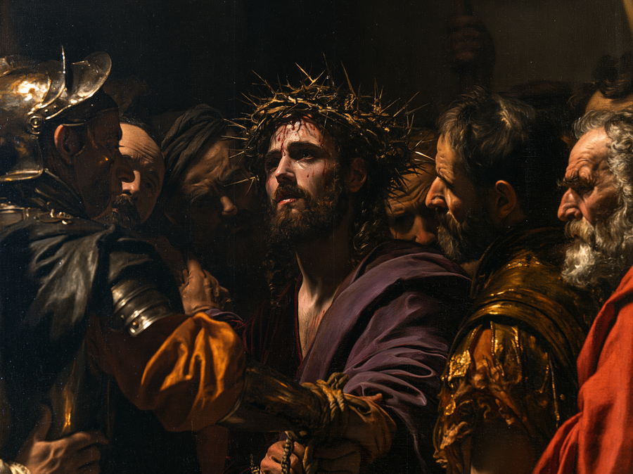 Ecce Homo — Noir et or · Paysage n° 9