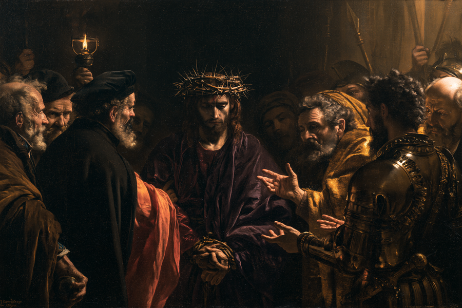 Ecce Homo — Noir et or · Paysage n° 15