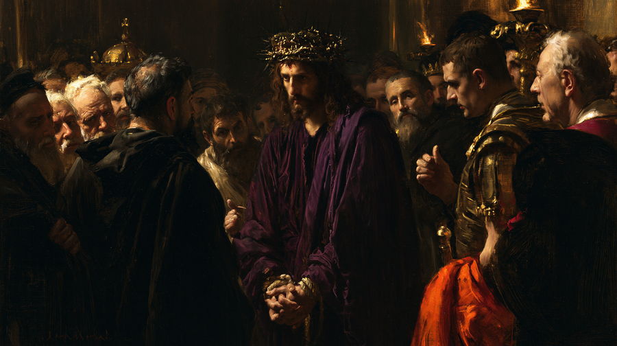 Ecce Homo — Noir et or · Paysage n° 17