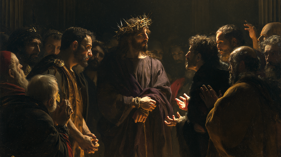 Ecce Homo — Noir et or · Paysage n° 18