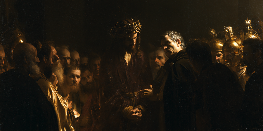 Ecce Homo — Noir et or · Paysage n° 20