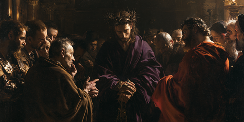Ecce Homo - Black and gold · Landscape n° 24 - Christian art