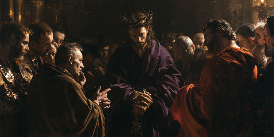 Ecce Homo — Noir et or · Paysage n° 24
