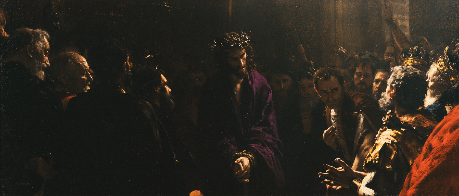 Ecce Homo — Noir et or · Paysage n° 25 — aperçu de la finition sélectionnée