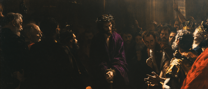 Ecce Homo - Black and gold · Landscape n° 25