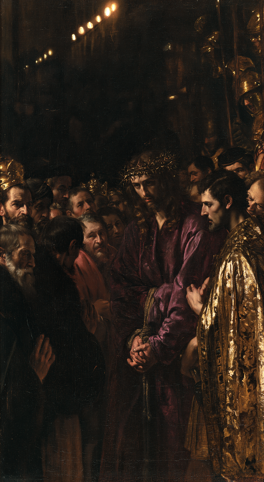 Ecce Homo — Noir et or · Portrait n° 8