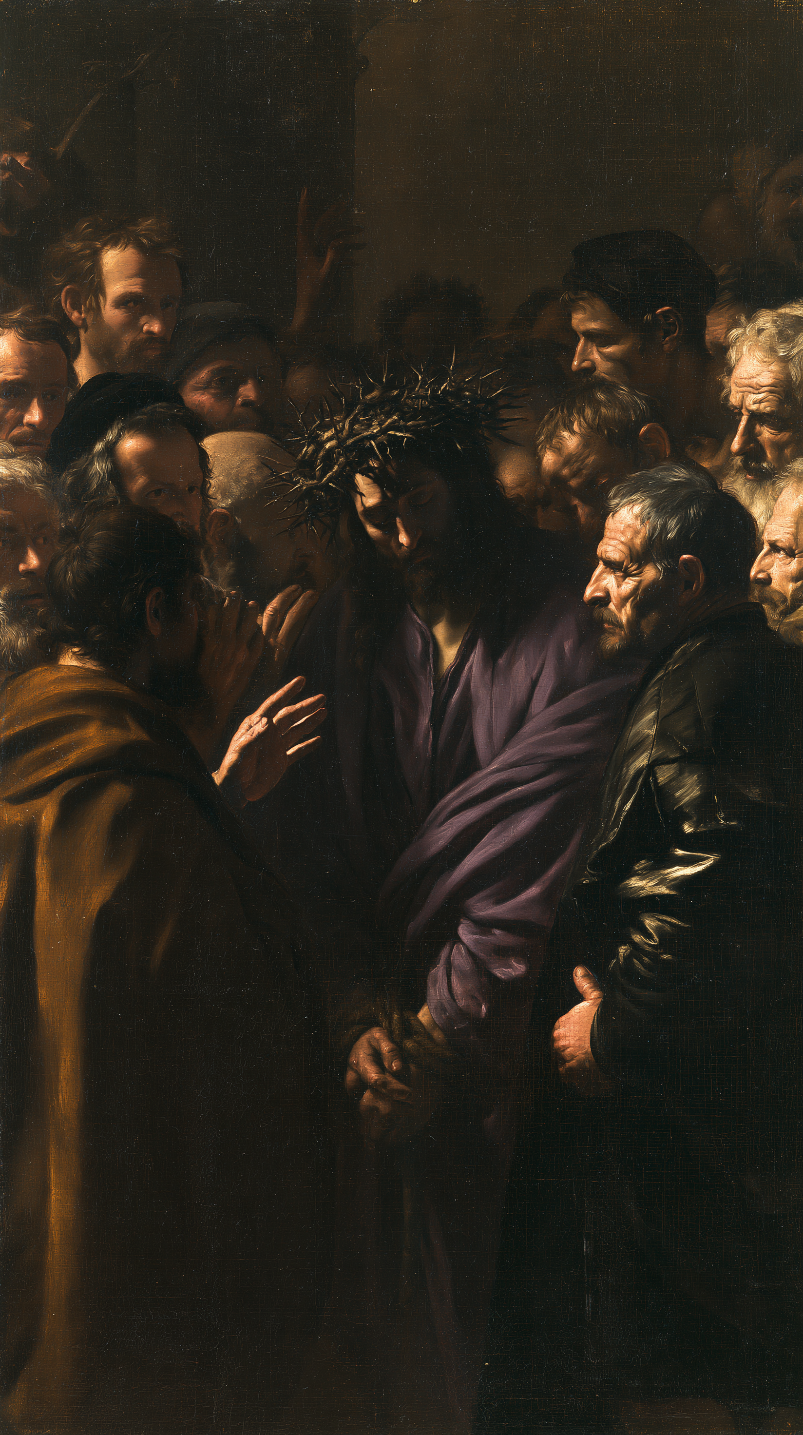 Ecce Homo — Noir et or · Portrait n° 11 — aperçu de la finition sélectionnée