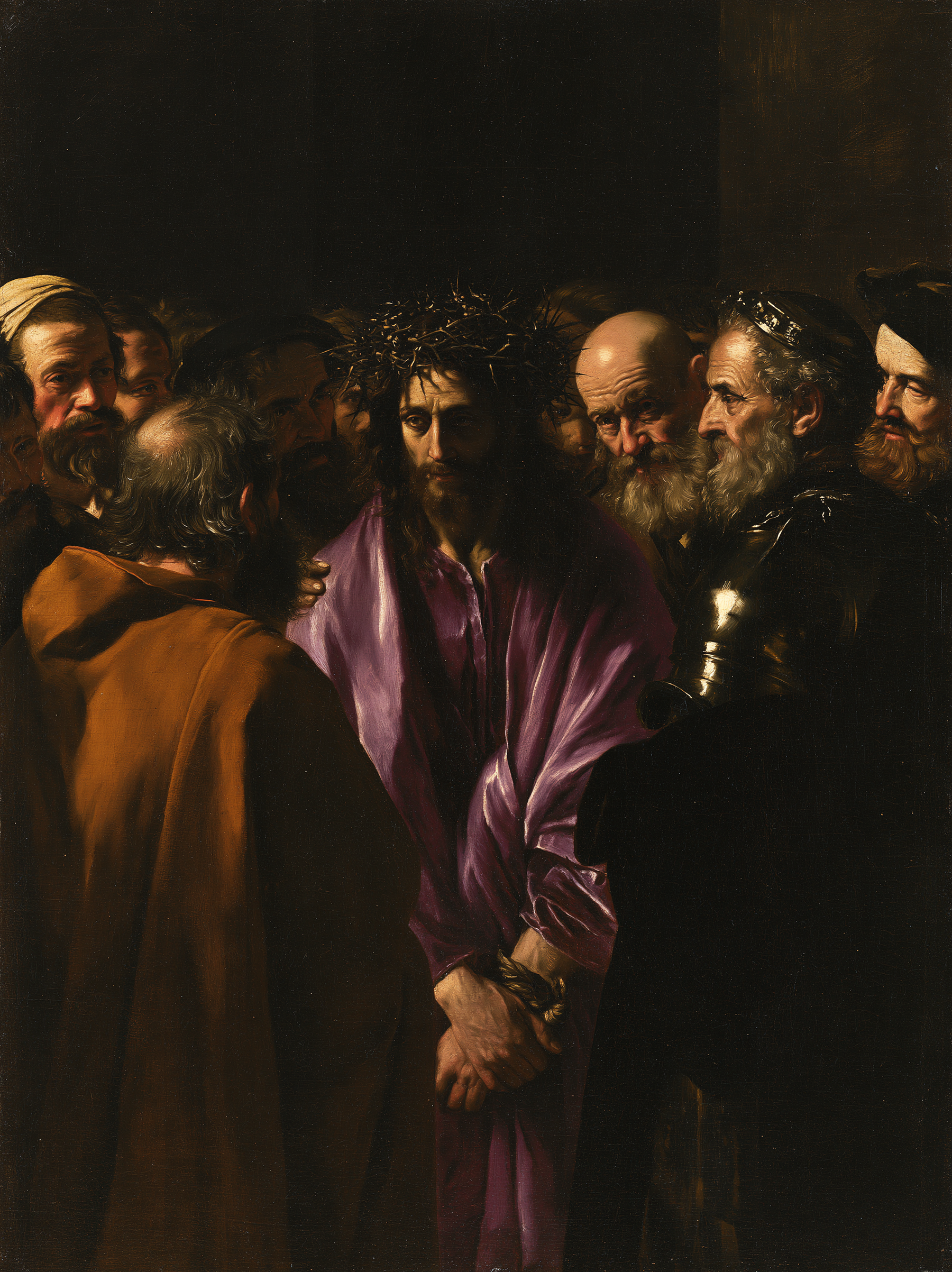 Ecce Homo — Noir et or · Portrait n° 16 — aperçu de la finition sélectionnée