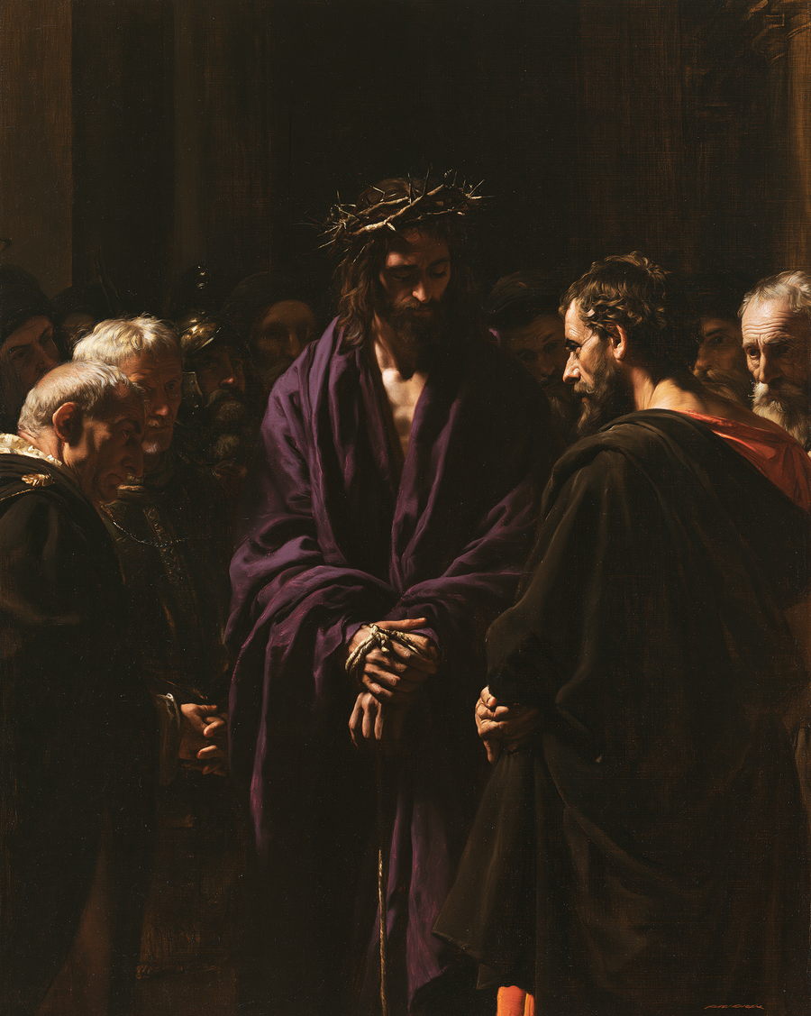 Ecce Homo — Noir et or · Portrait n° 20