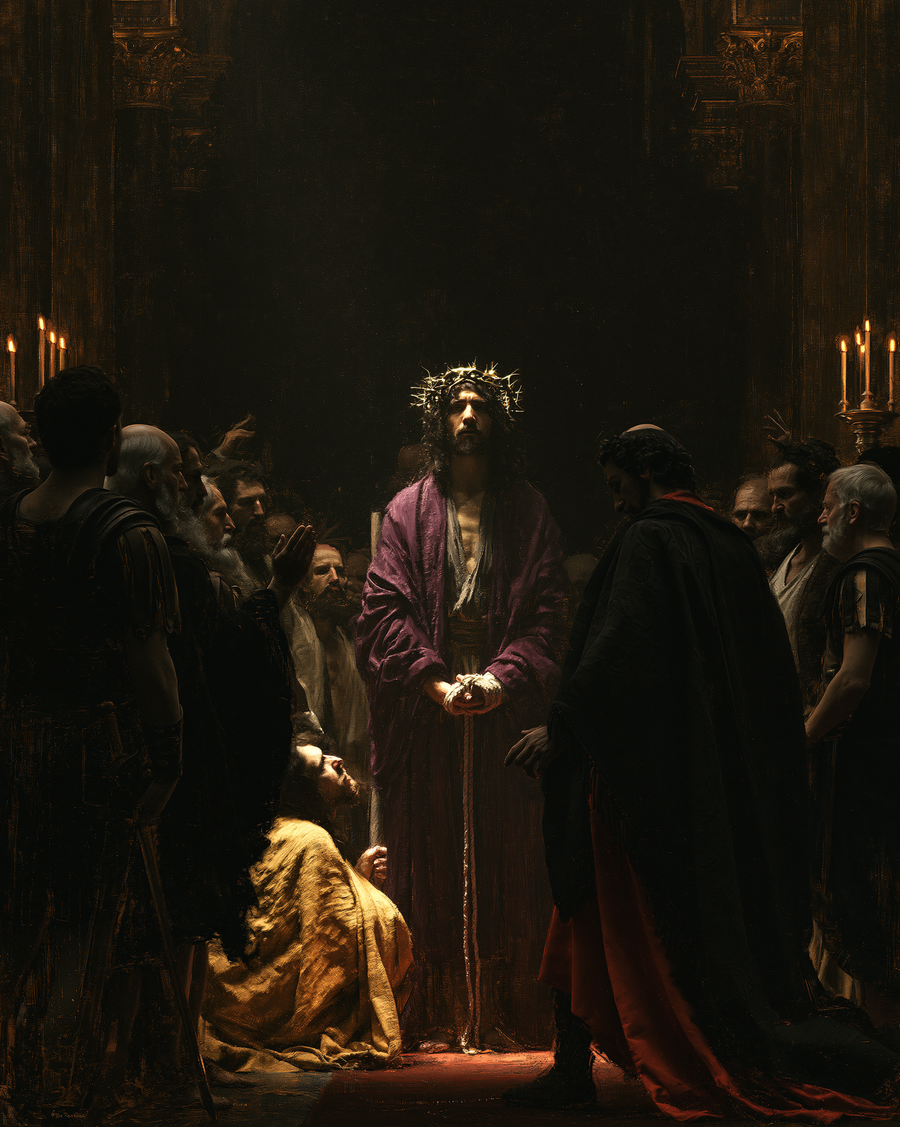 Ecce Homo — Noir et or · Portrait n° 21