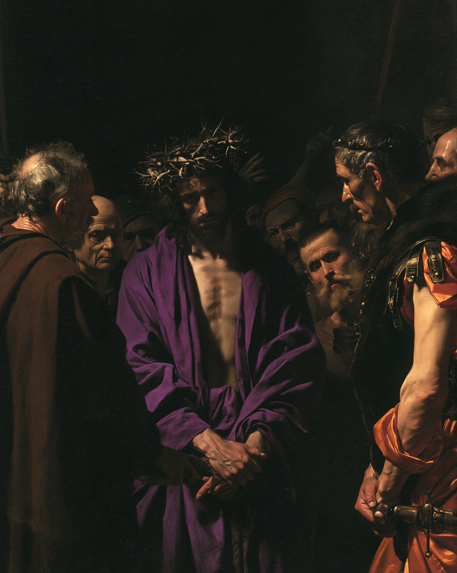 Ecce Homo — Noir et or · Portrait n° 23