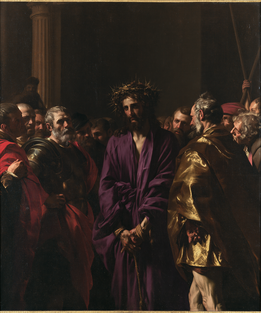 Ecce Homo — Noir et or · Portrait n° 24