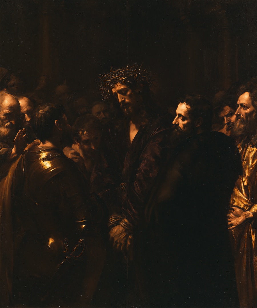 Ecce Homo — Noir et or · Portrait n° 25