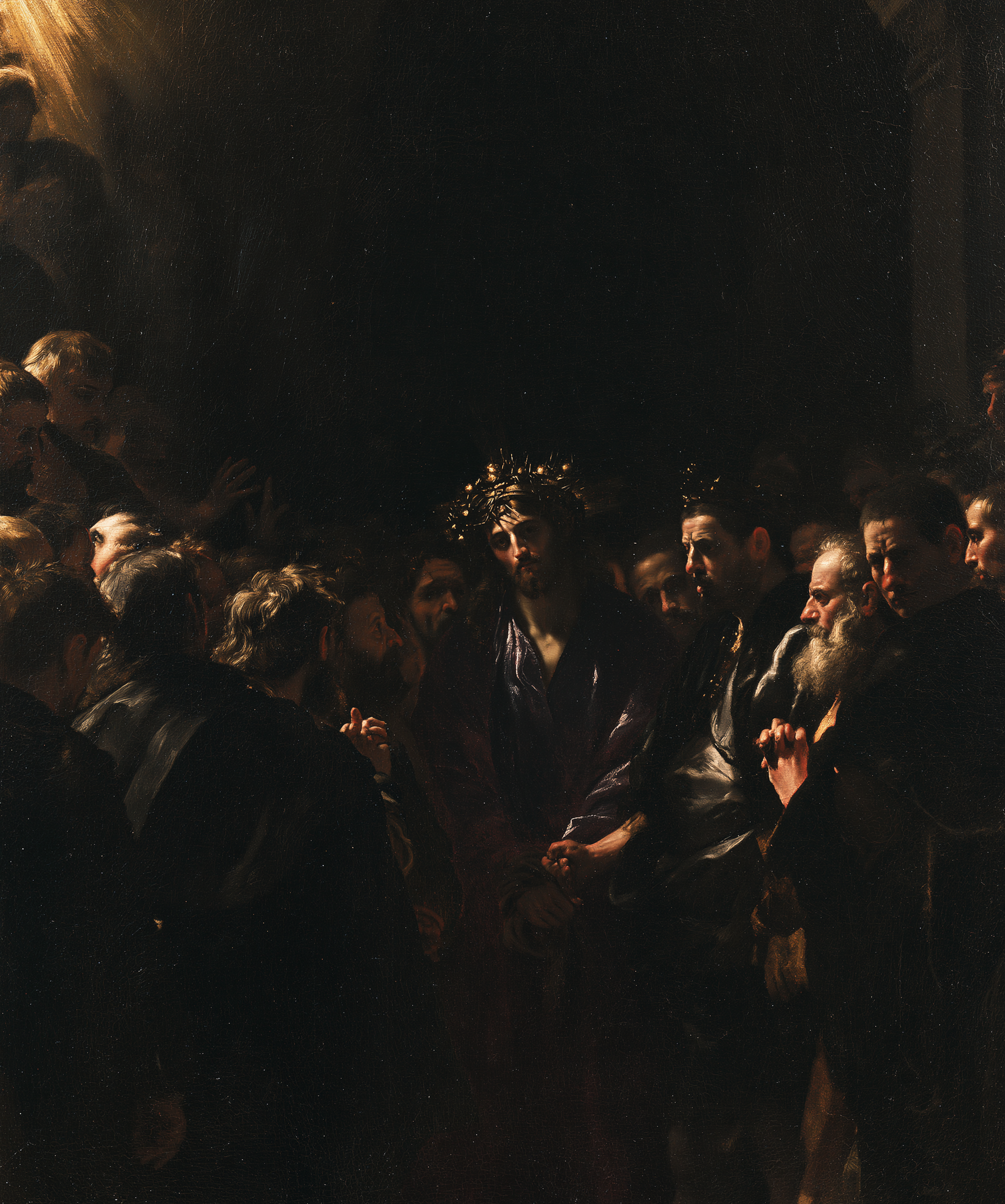 Ecce Homo — Noir et or · Portrait n° 26 — aperçu de la finition sélectionnée