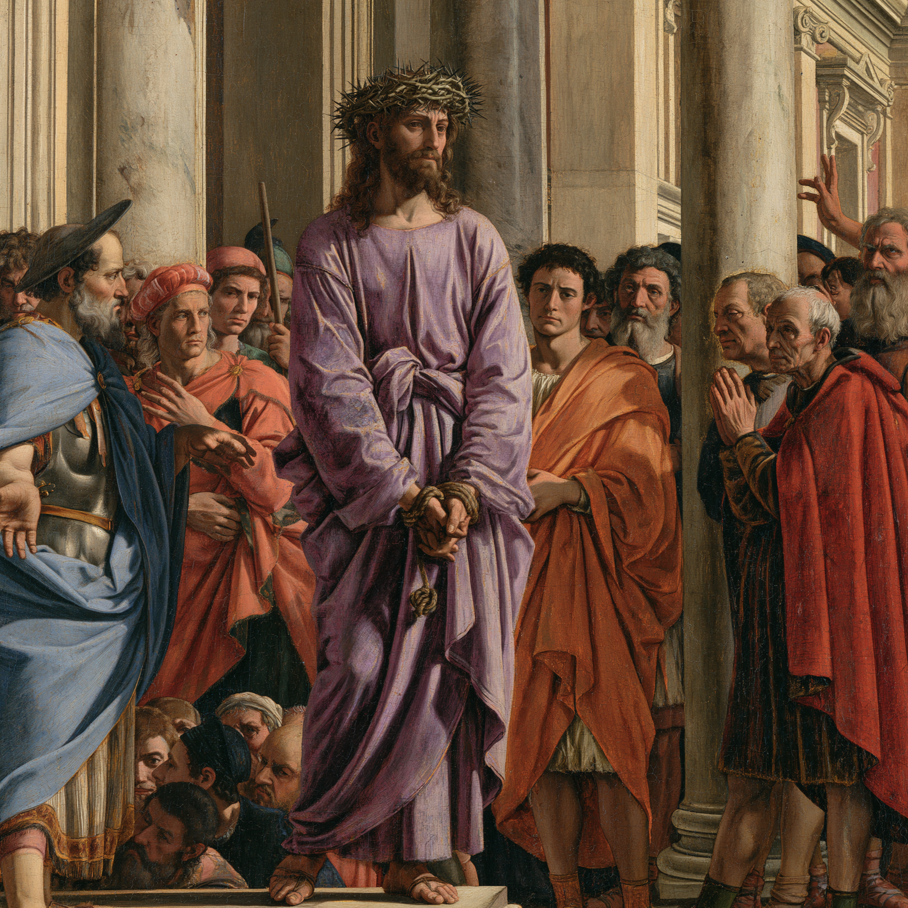 Ecce Homo — Renaissance florentine · Carré n° 5 — aperçu de la finition sélectionnée