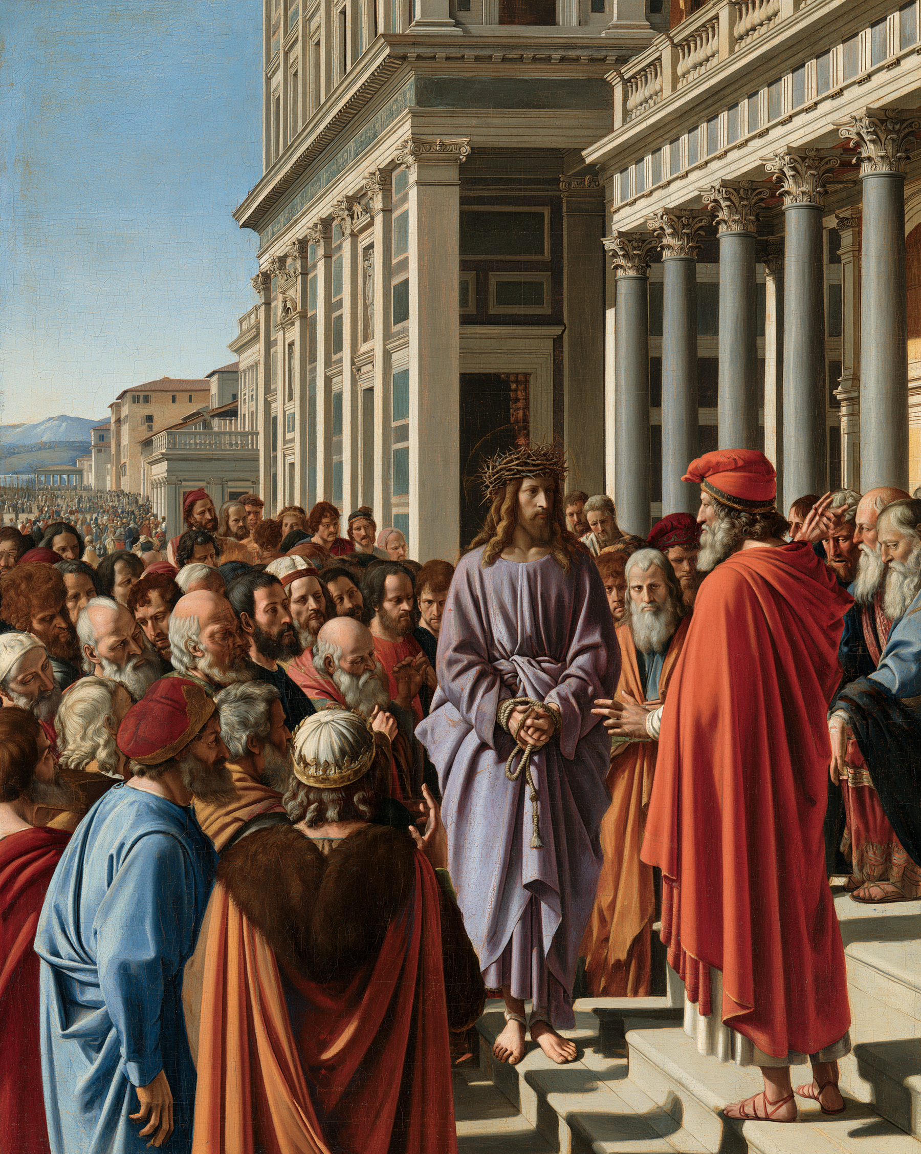 Ecce Homo — Renaissance florentine · Portrait n° 19 — aperçu de la finition sélectionnée