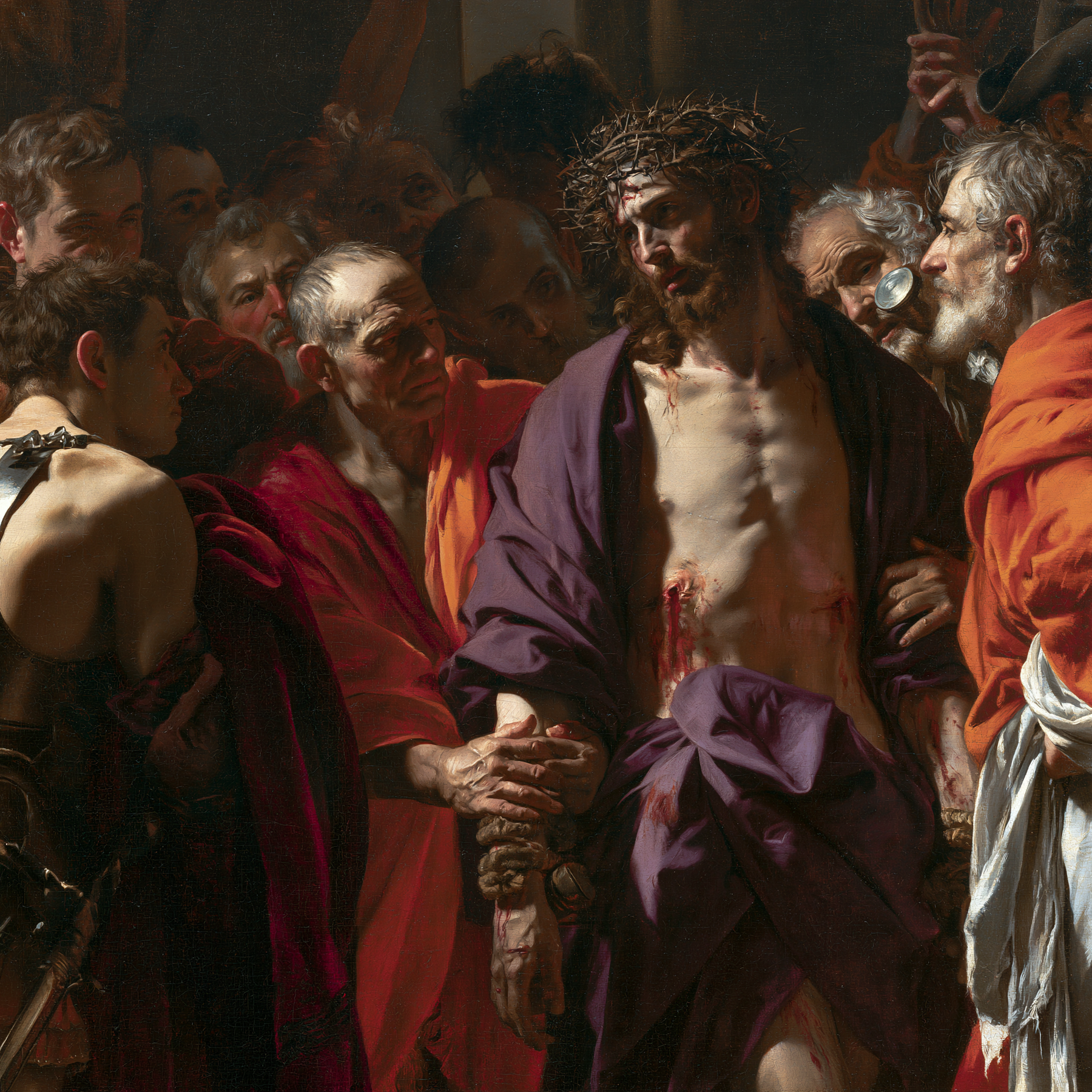 Ecce Homo — Rouge du sacrifice · Carré n° 3 — aperçu de la finition sélectionnée