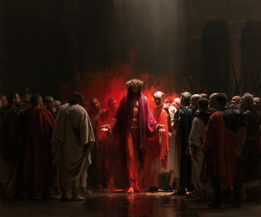 Ecce Homo — Rouge du sacrifice · Paysage n° 2