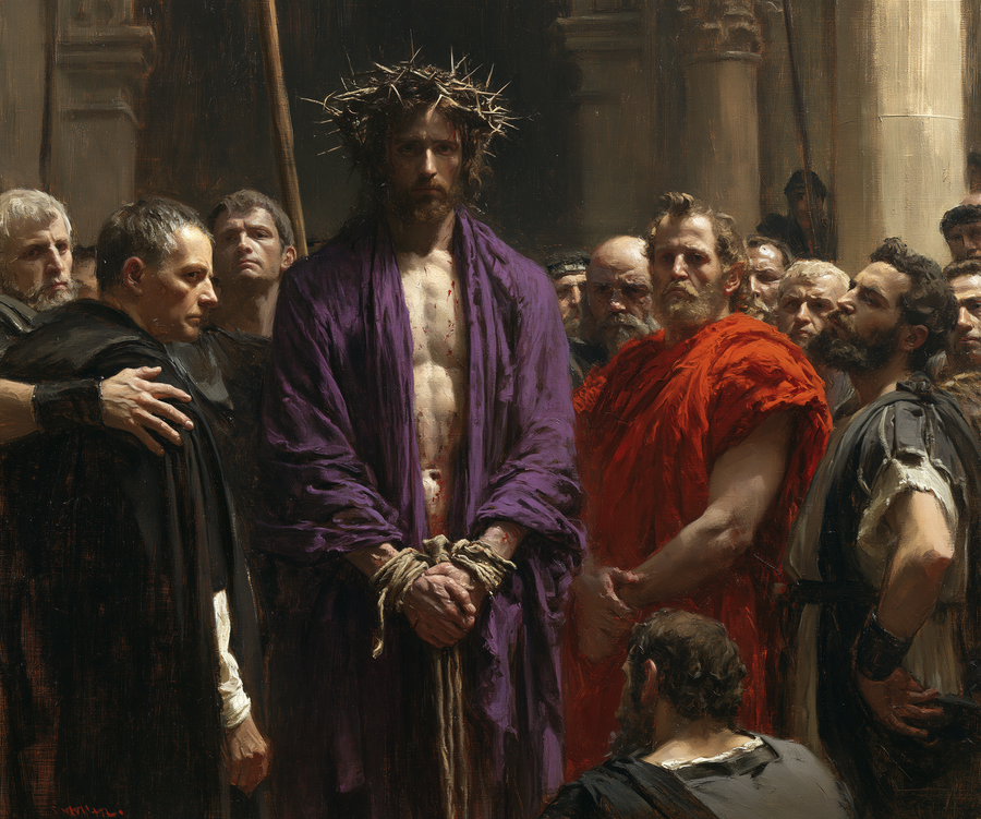 Ecce Homo — Rouge du sacrifice · Paysage n° 4