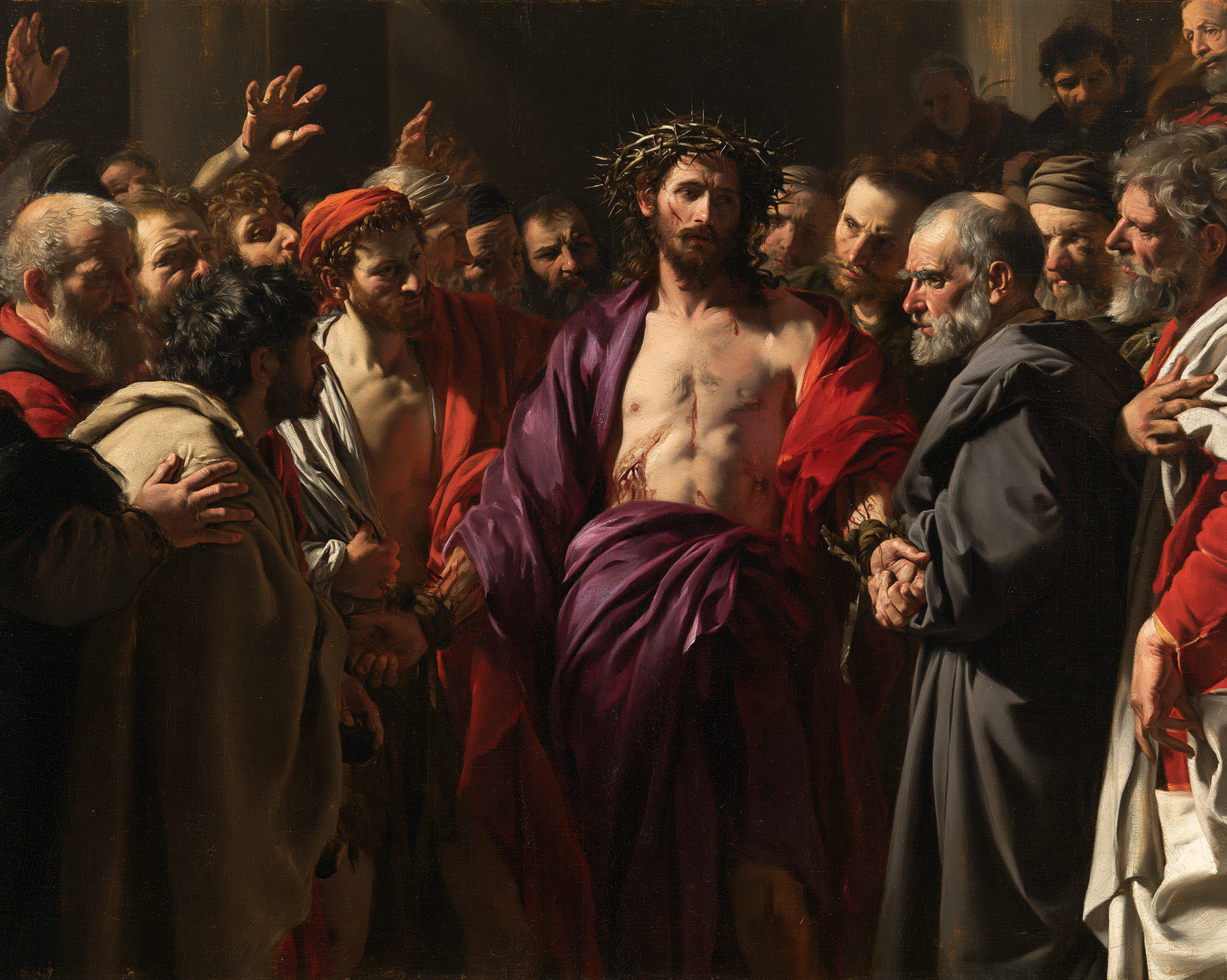 Ecce Homo — Rouge du sacrifice · Paysage n° 5 — aperçu de la finition sélectionnée