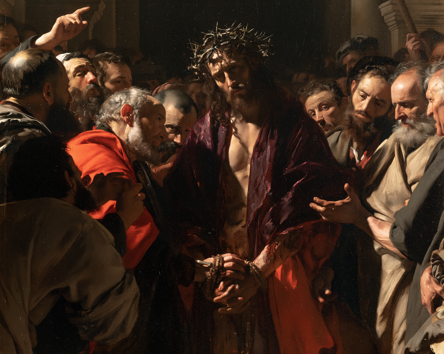 Ecce Homo — Rouge du sacrifice · Paysage n° 6 — aperçu de la finition sélectionnée