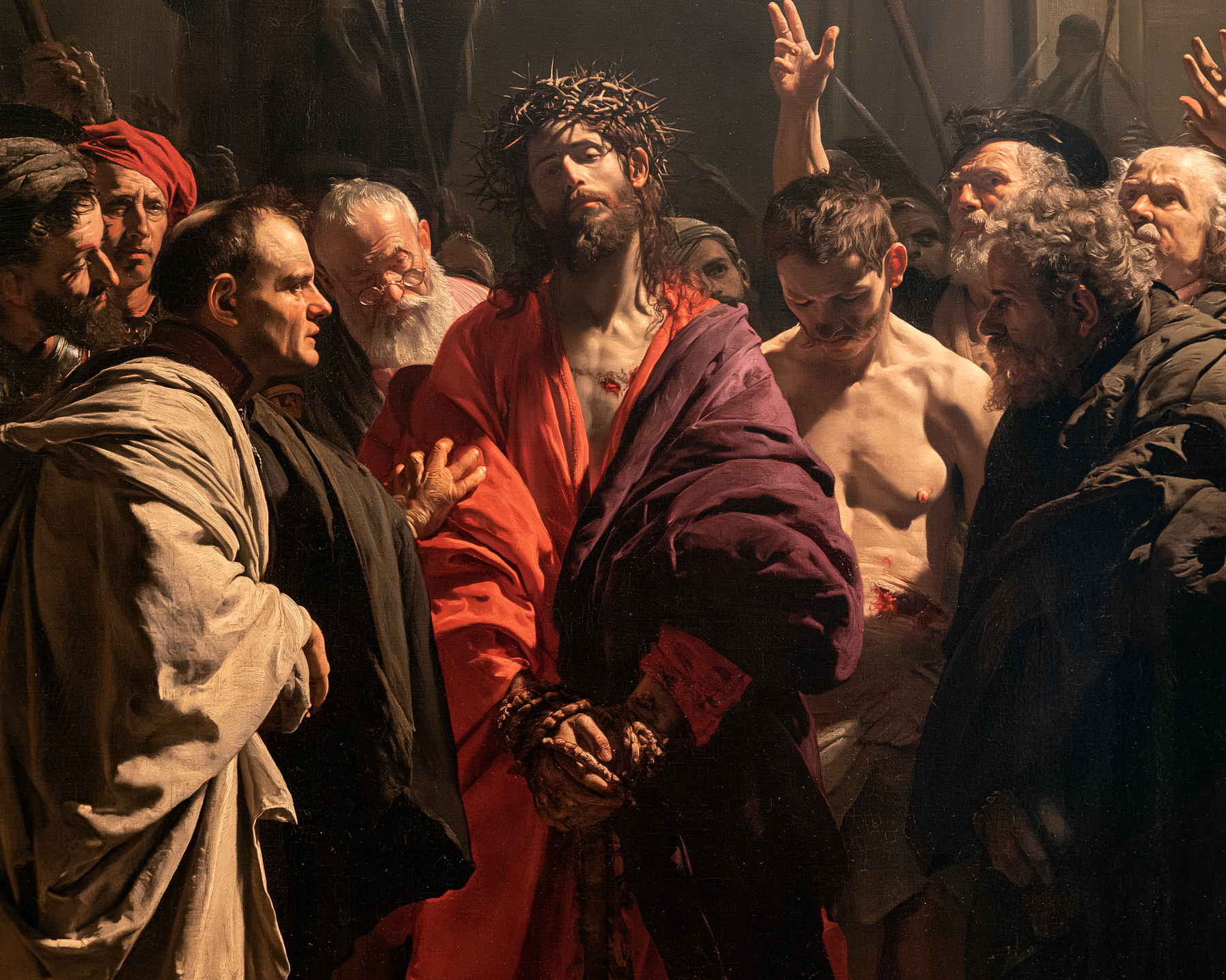 Ecce Homo — Rouge du sacrifice · Paysage n° 7 — aperçu de la finition sélectionnée