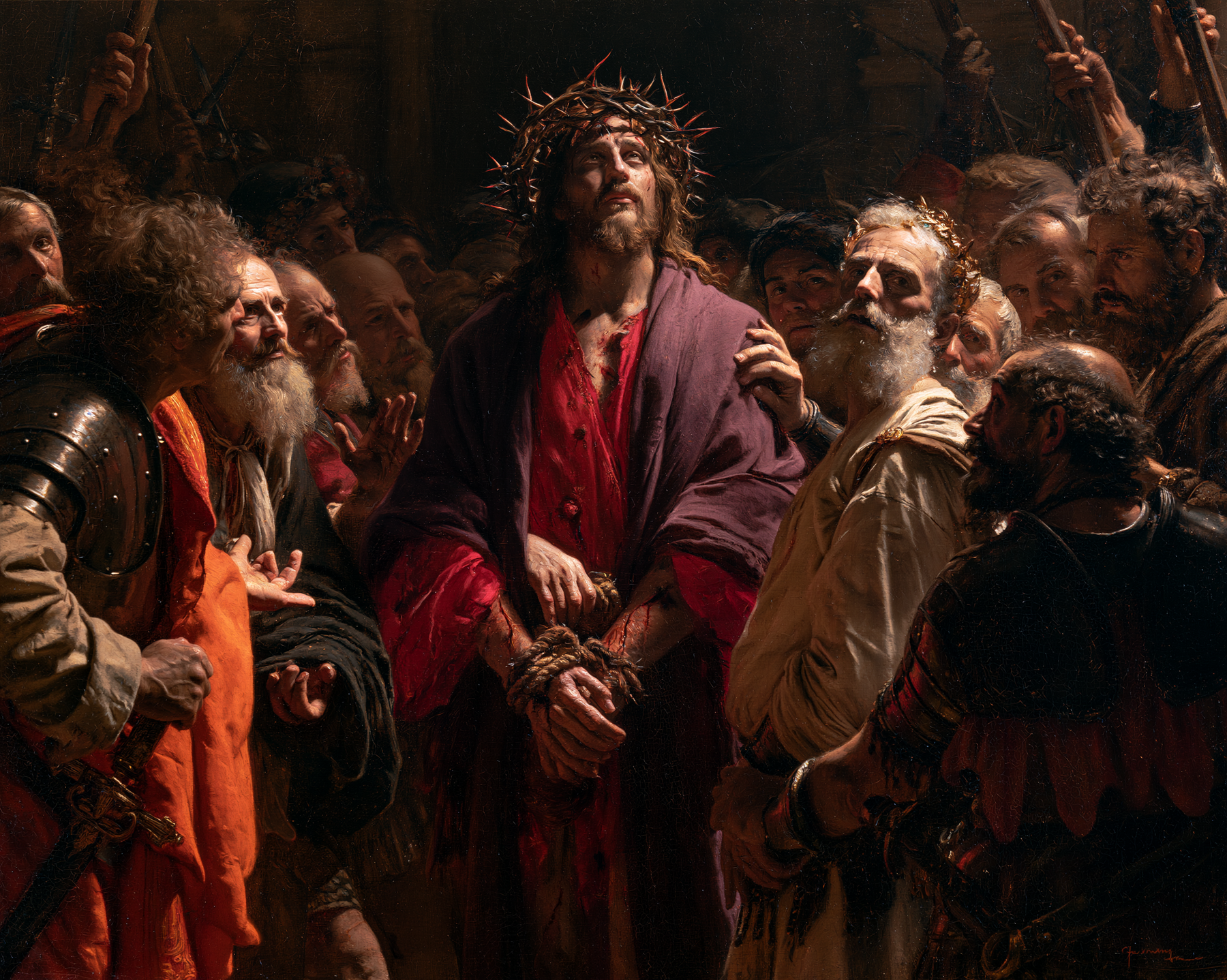 Ecce Homo — Rouge du sacrifice · Paysage n° 8 — aperçu de la finition sélectionnée